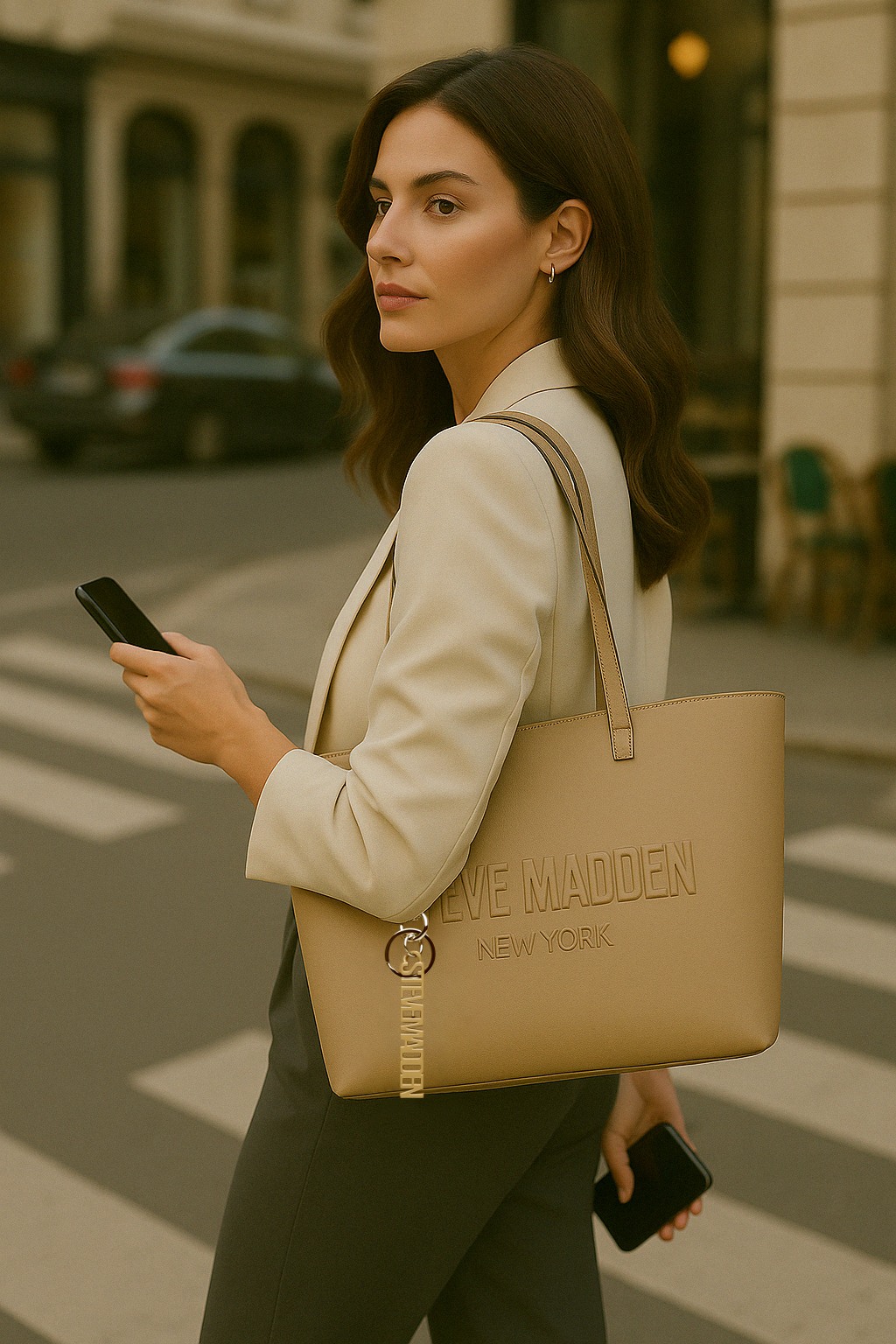BLESSIN Khaki Tote