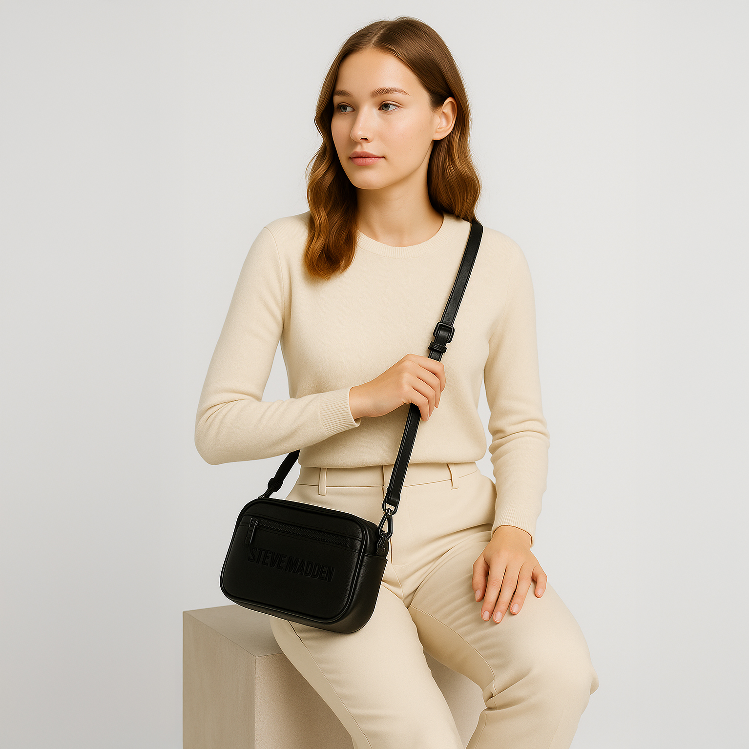 BAIZE Black Crossbody
