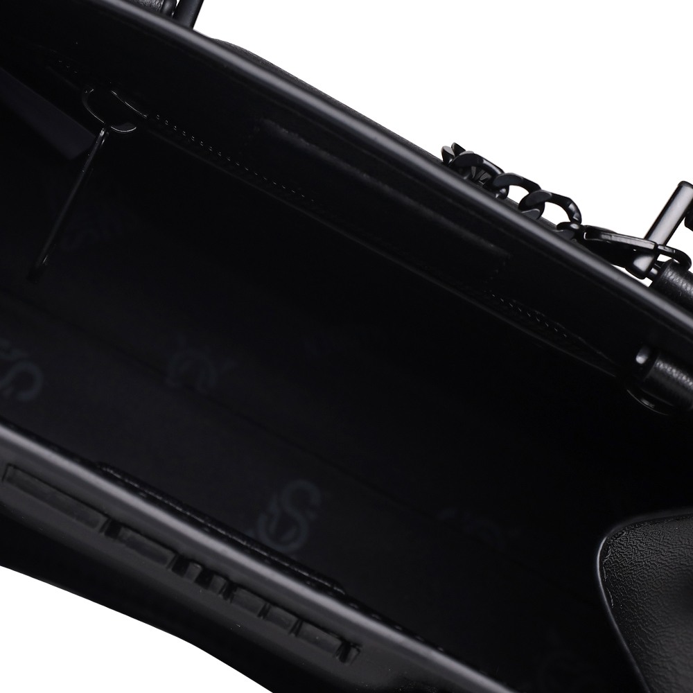 Bcass Black-Black Satchel