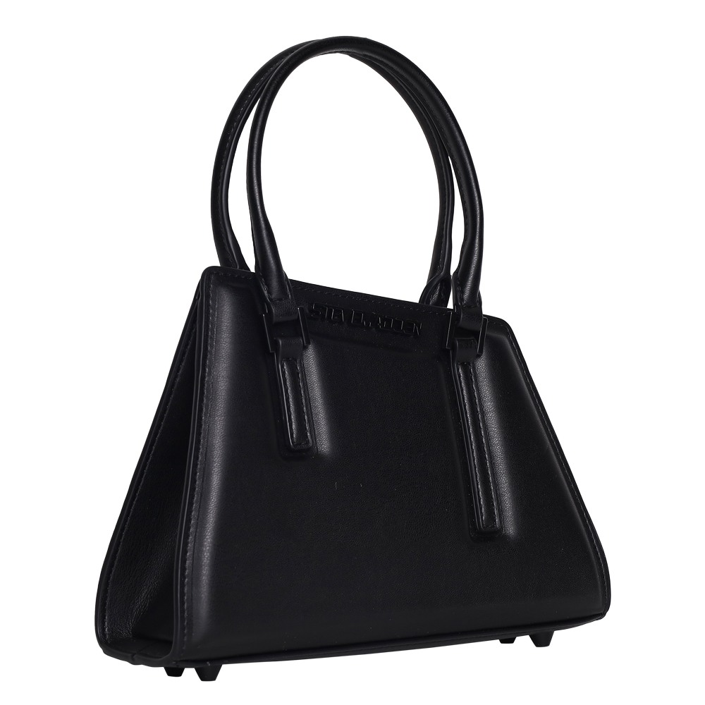 Bcass Black-Black Satchel