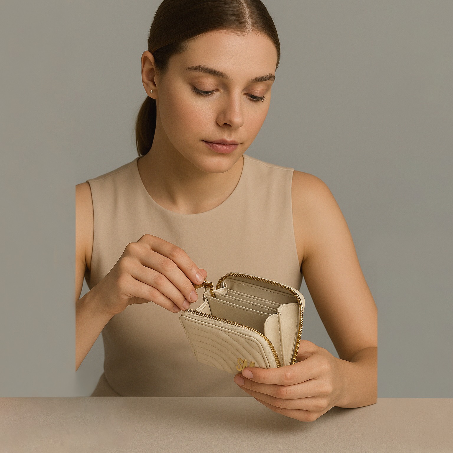 BKO White Clutches & Wallets