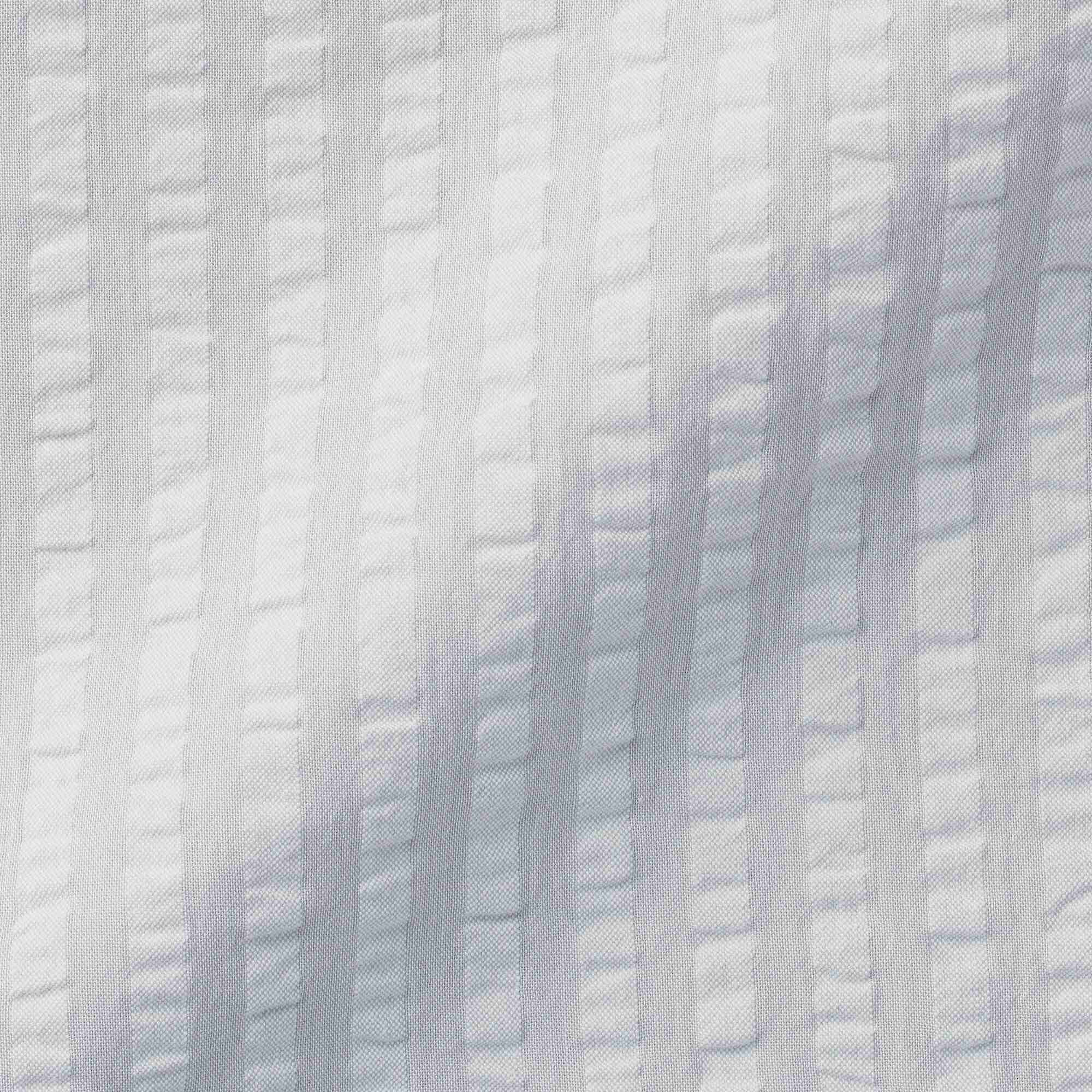 COTTON SEERSUCKER - PILLOW CASE - 50x70 CM/ GREY