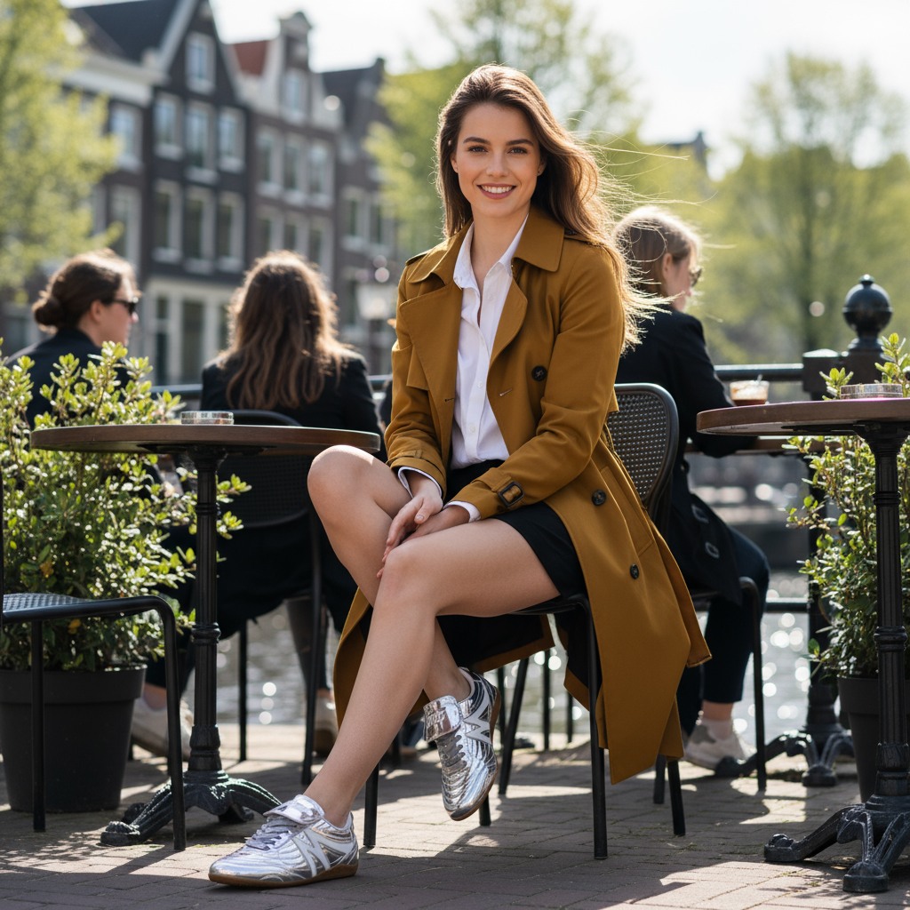 Freekick Silver Sneakers