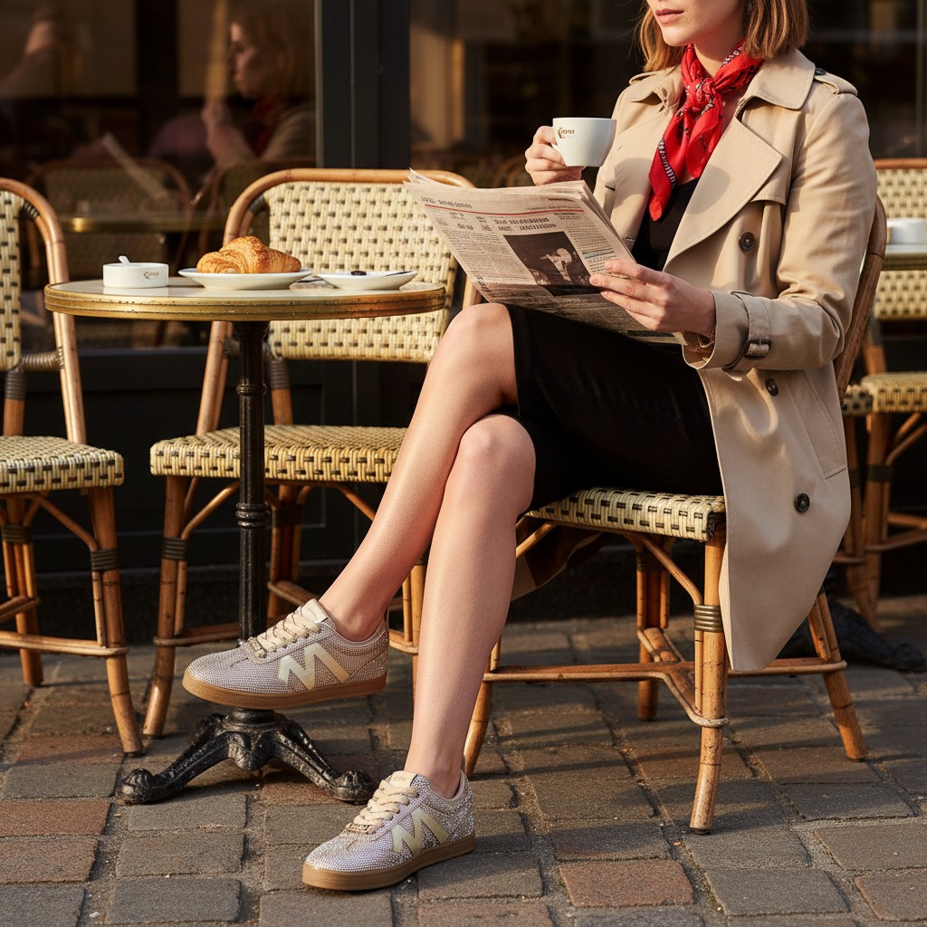 Degree-R Rose Gold Sneakers