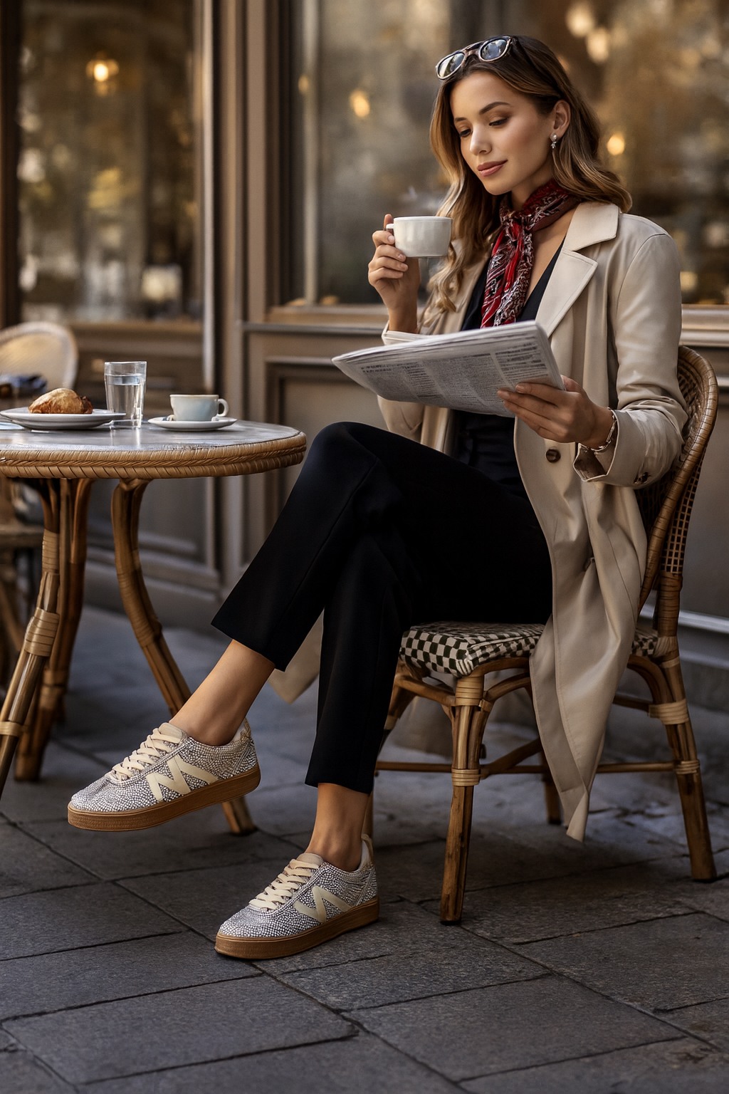 Degree-R Rose Gold Sneakers