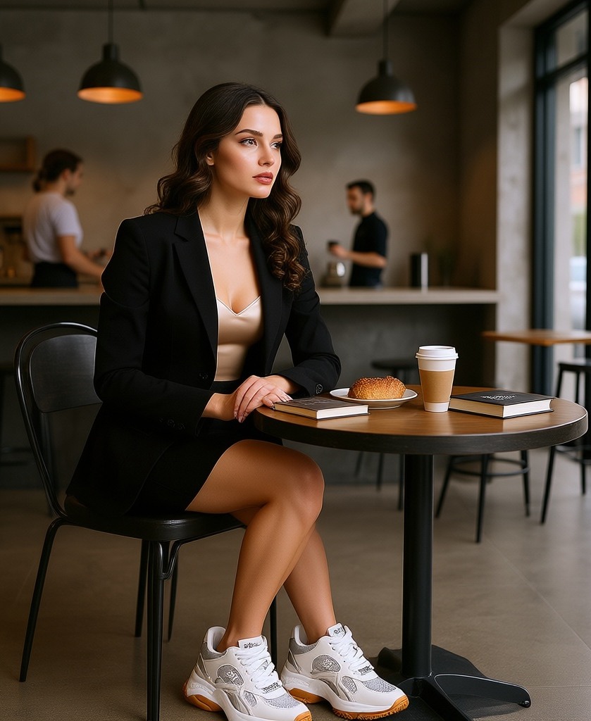 MADHOUSE White/Silver Sneakers