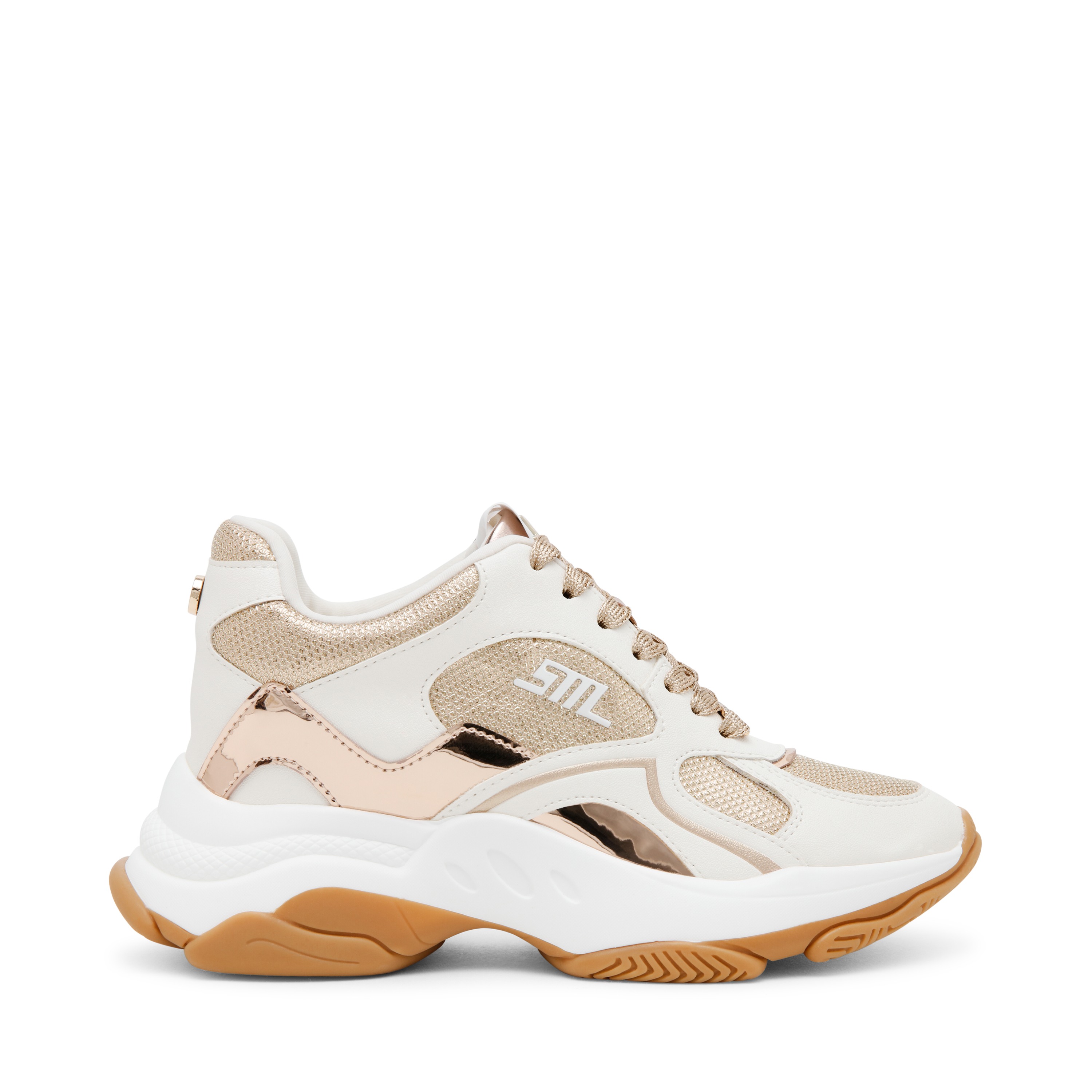 MADHOUSE Cream Rose Gold Sneakers