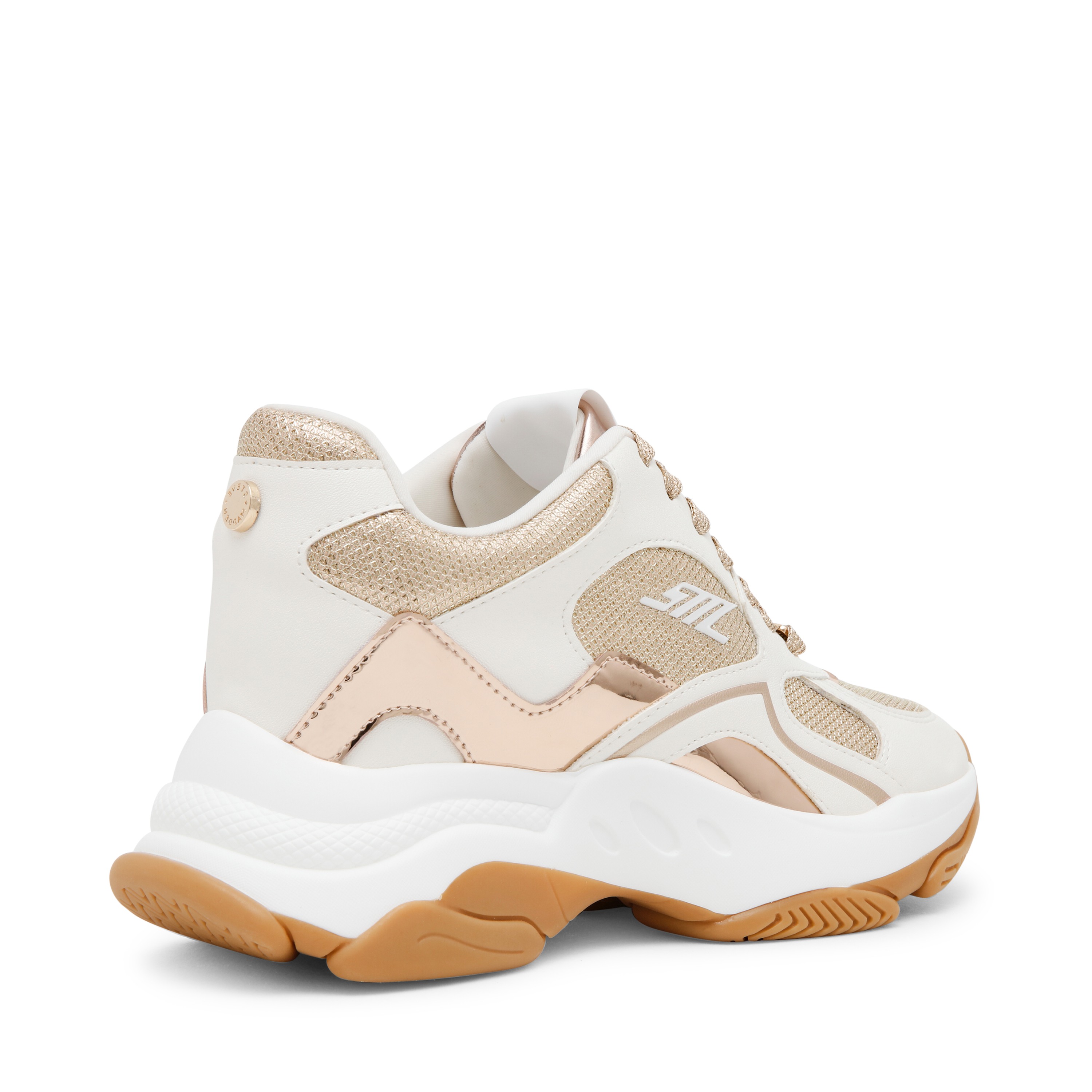 MADHOUSE Cream Rose Gold Sneakers