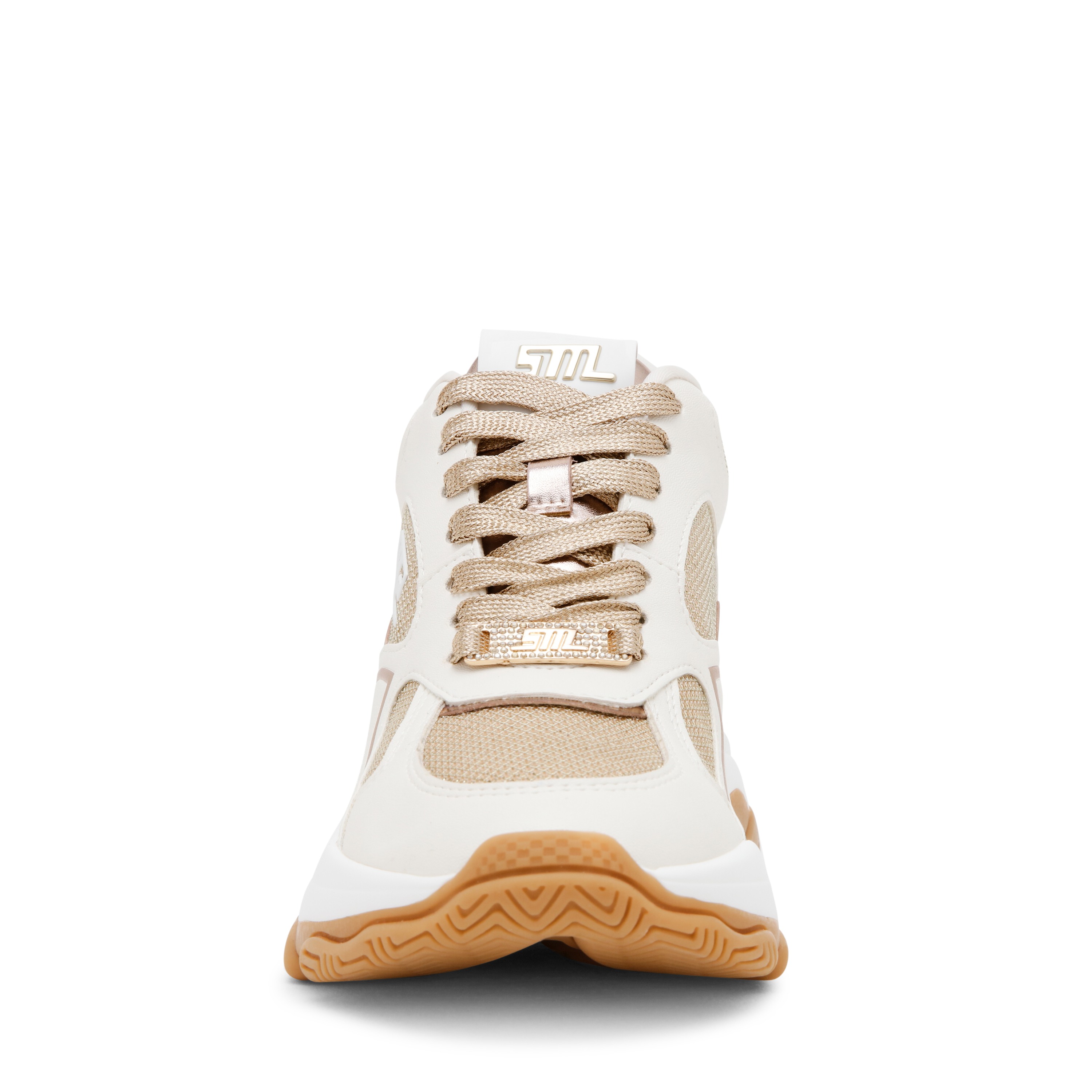 MADHOUSE Cream Rose Gold Sneakers
