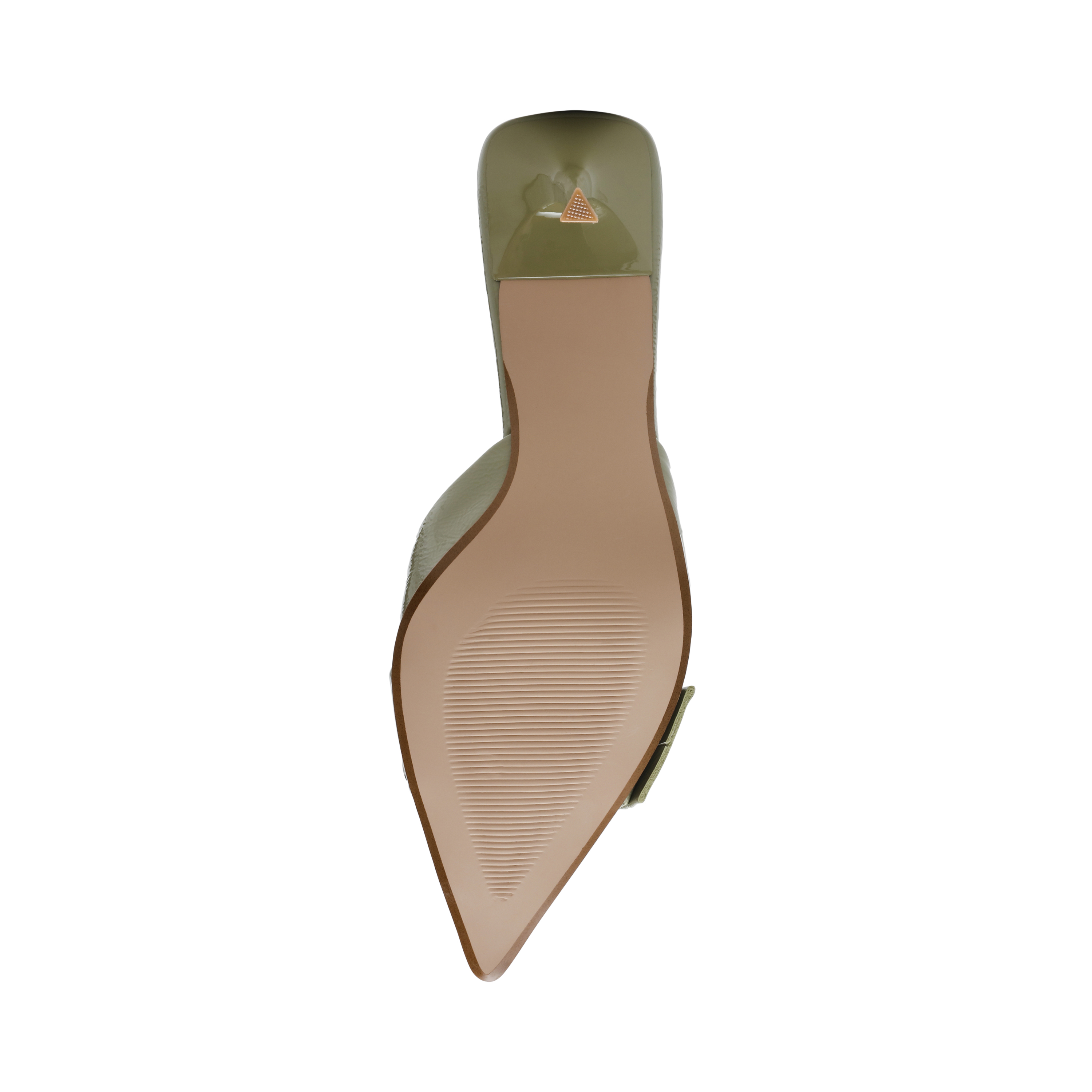 Hiatus Sage Crinkle Patent Pumps