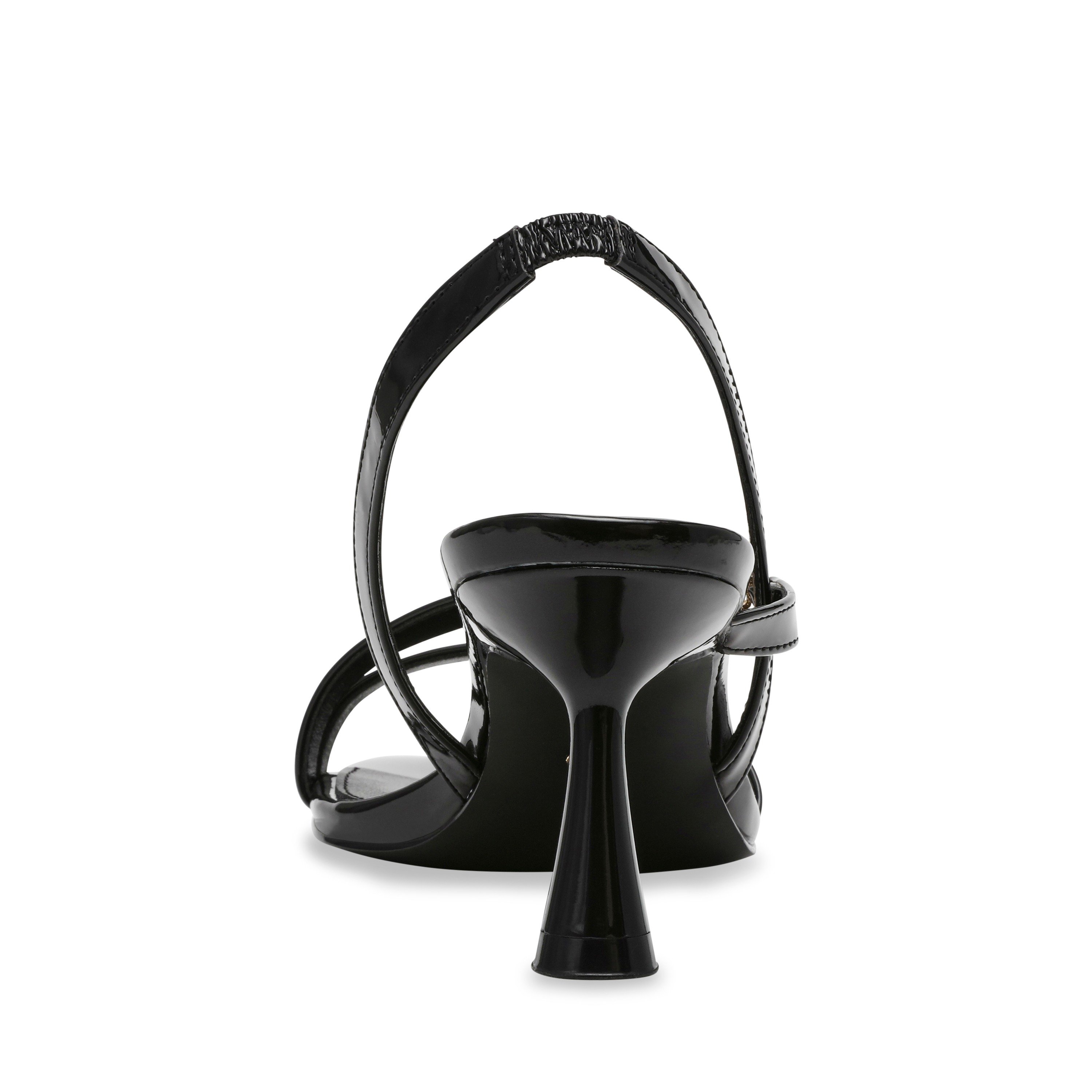 Infuzer Black Patent Heels Sandals