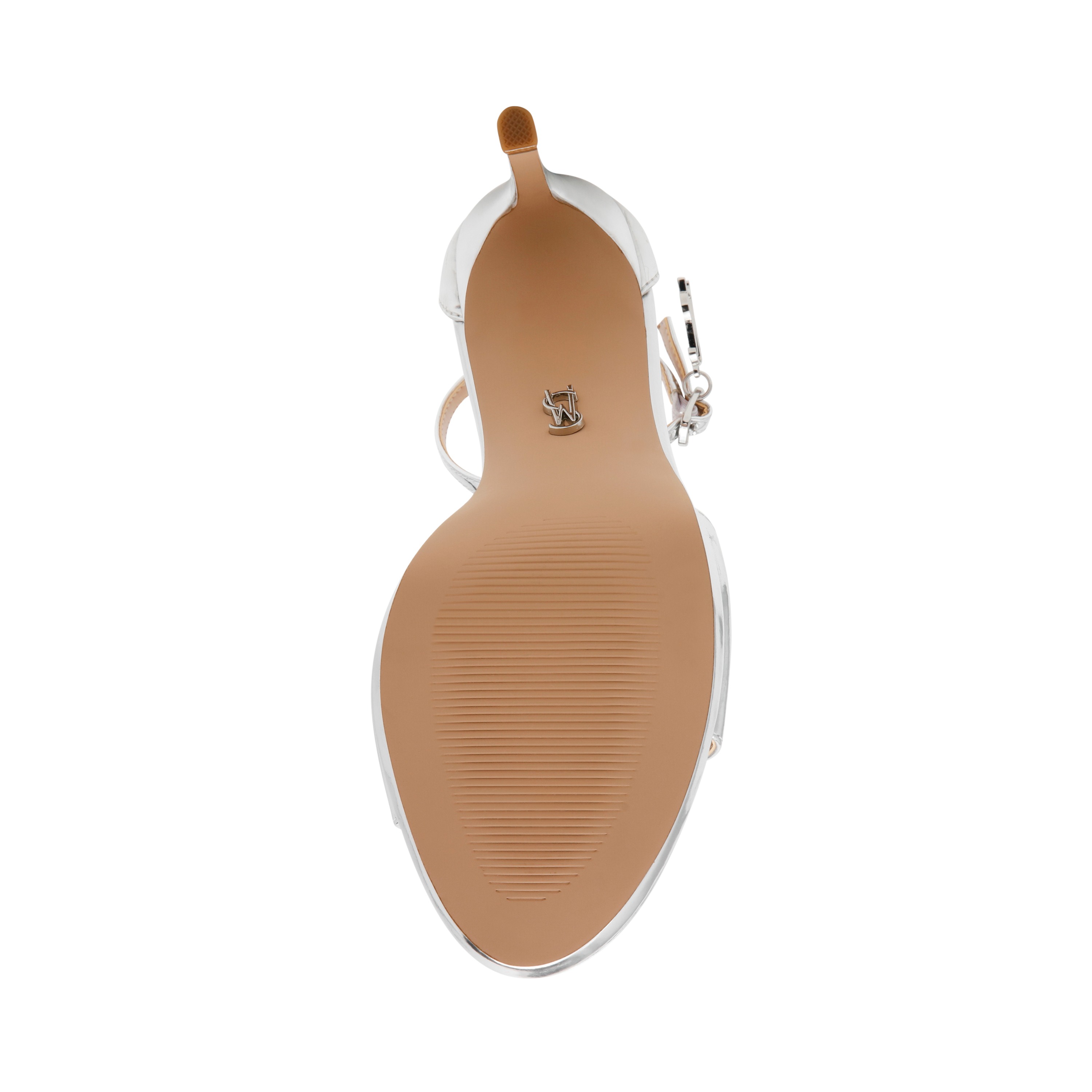 Evers Silver Coin Heels Sandals