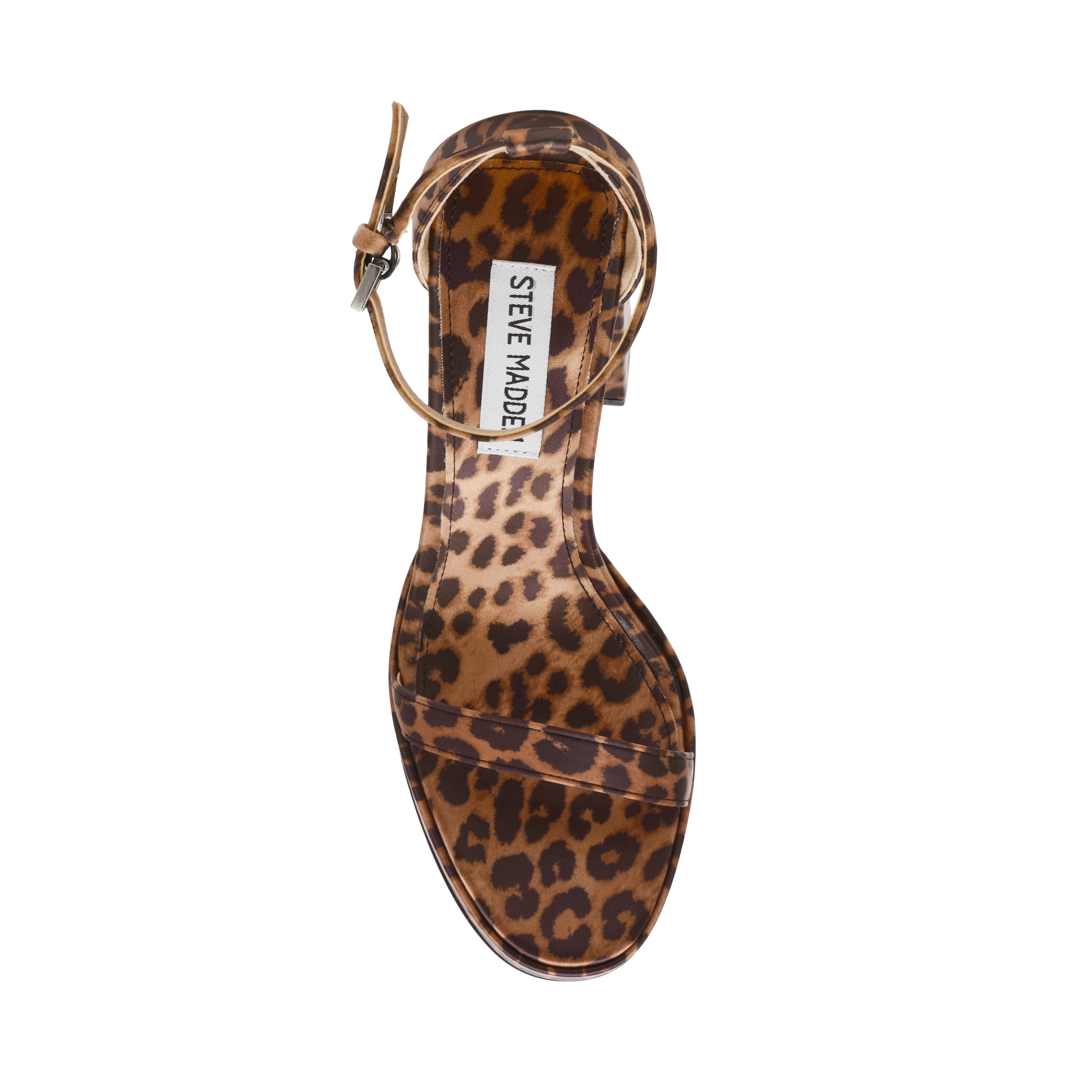 VERONIKA Leopard Satin Heel Sandals