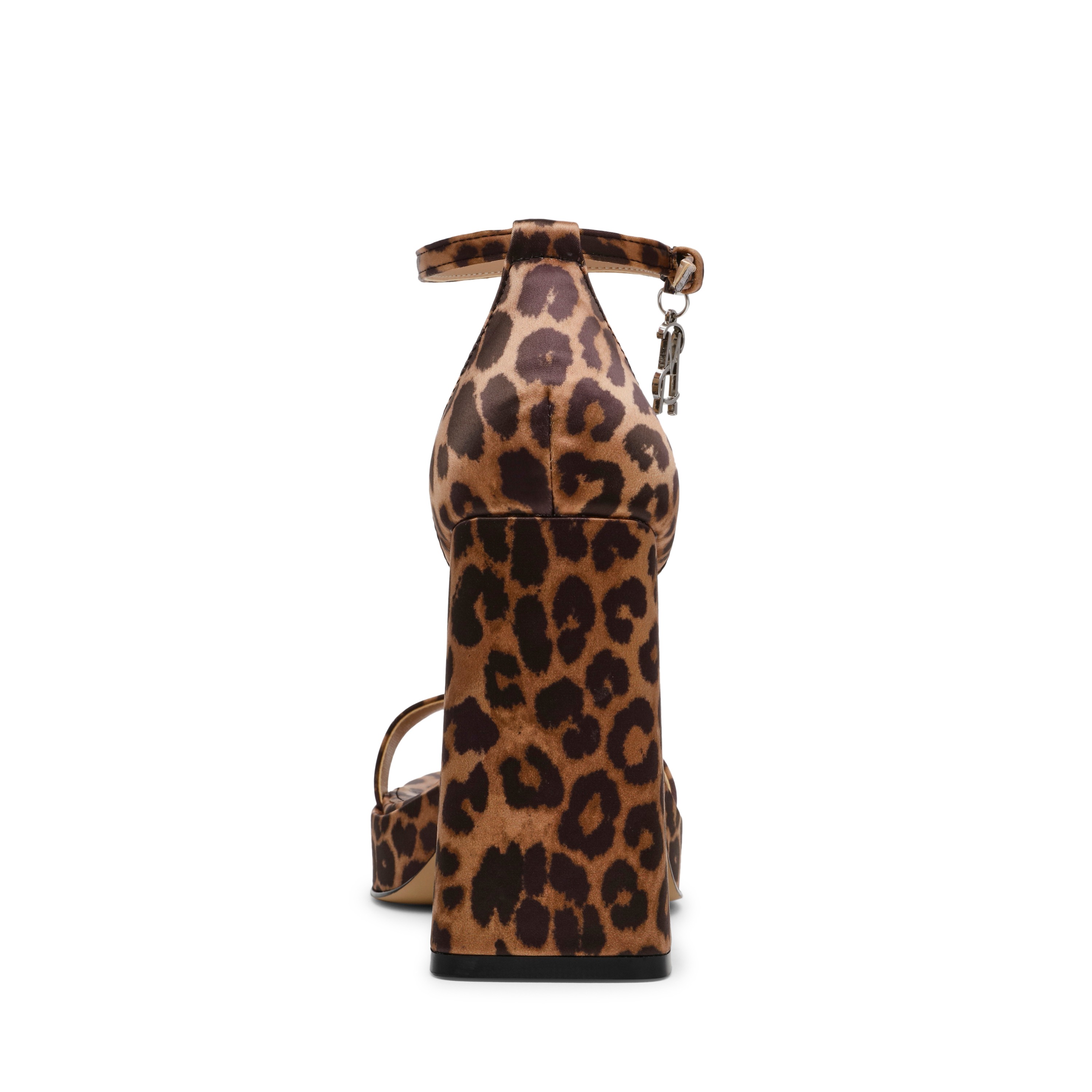 VERONIKA Leopard Satin Heel Sandals