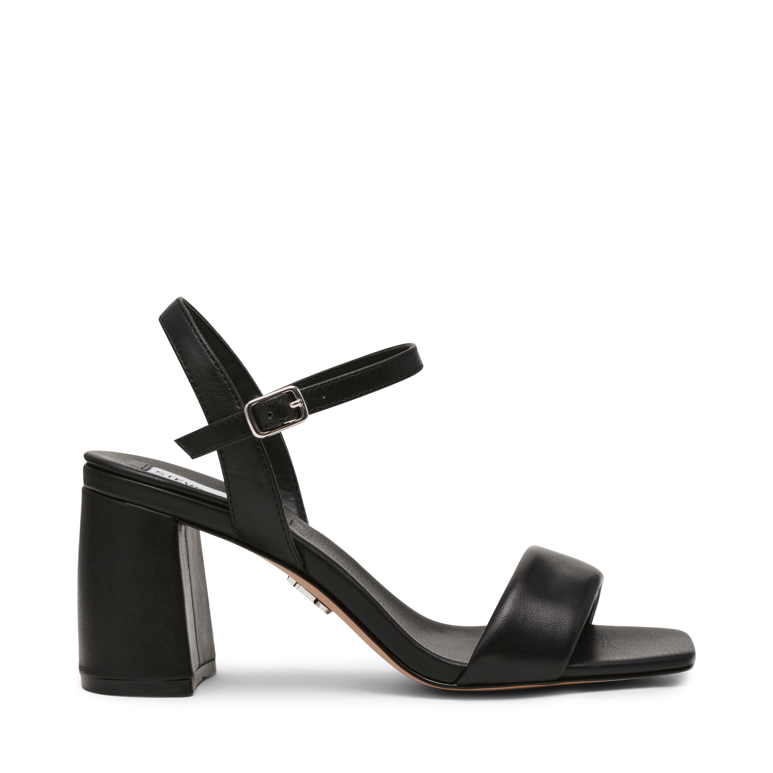 Layney Black  Heel Sandals