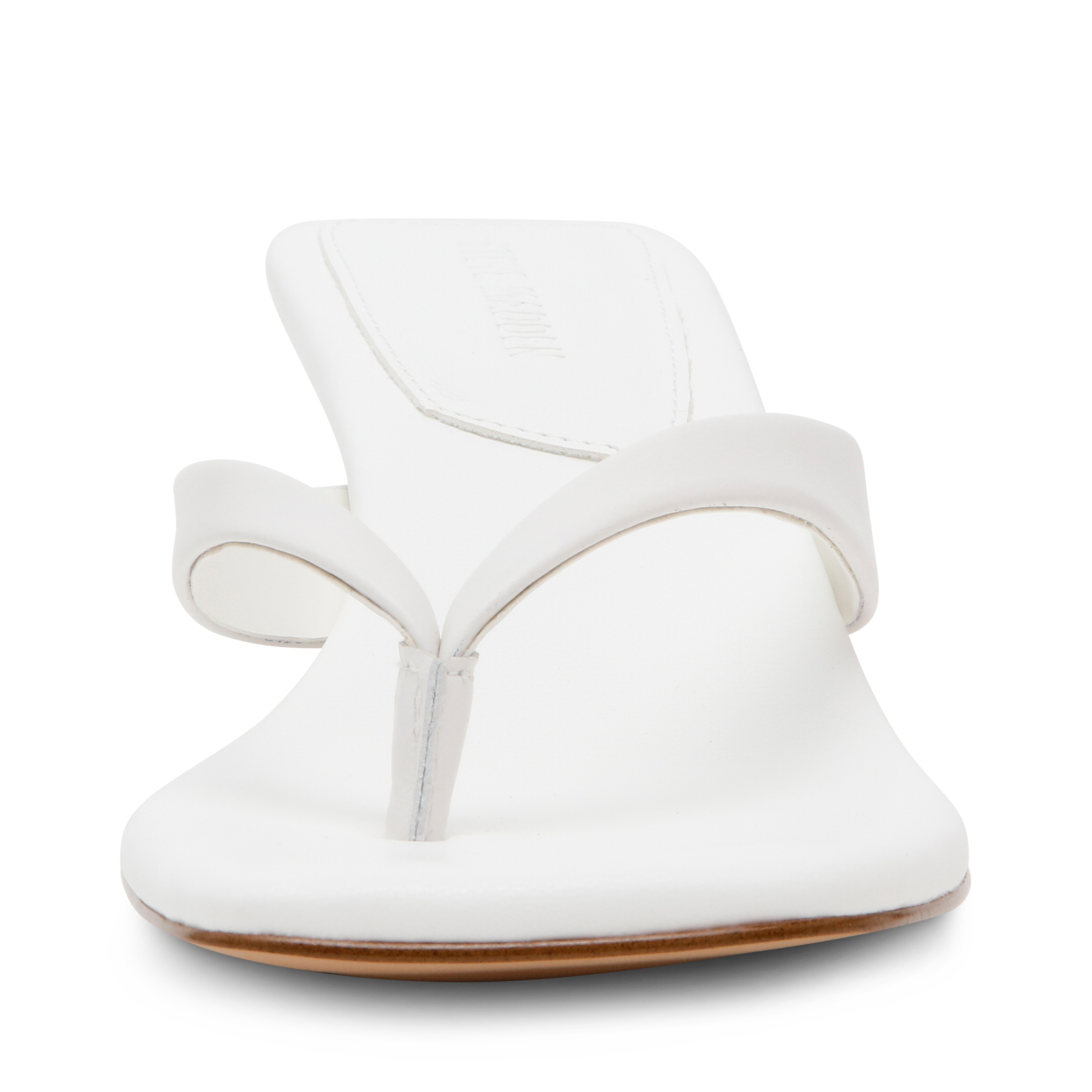 Heyley White  Heel Sandals