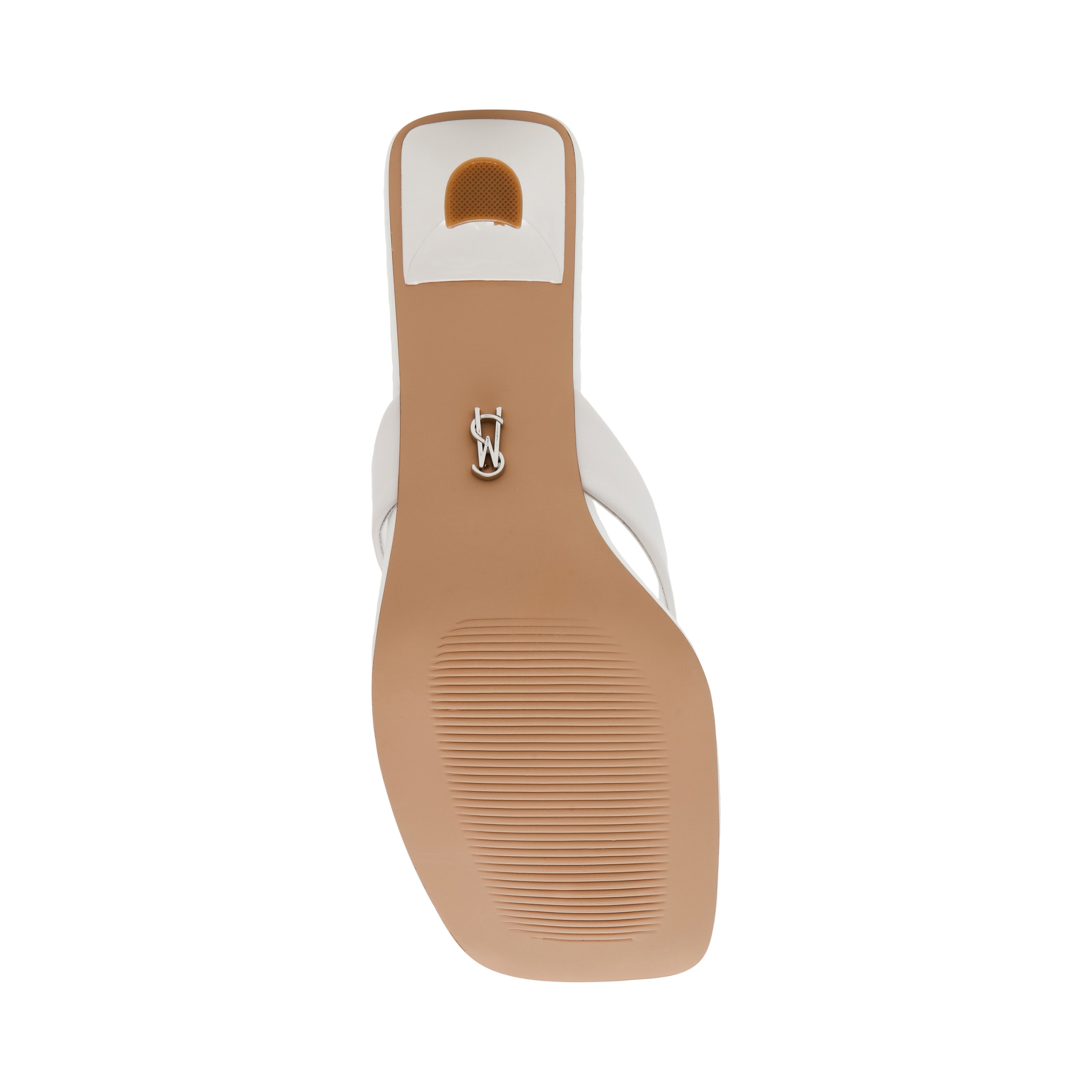 Heyley White  Heel Sandals