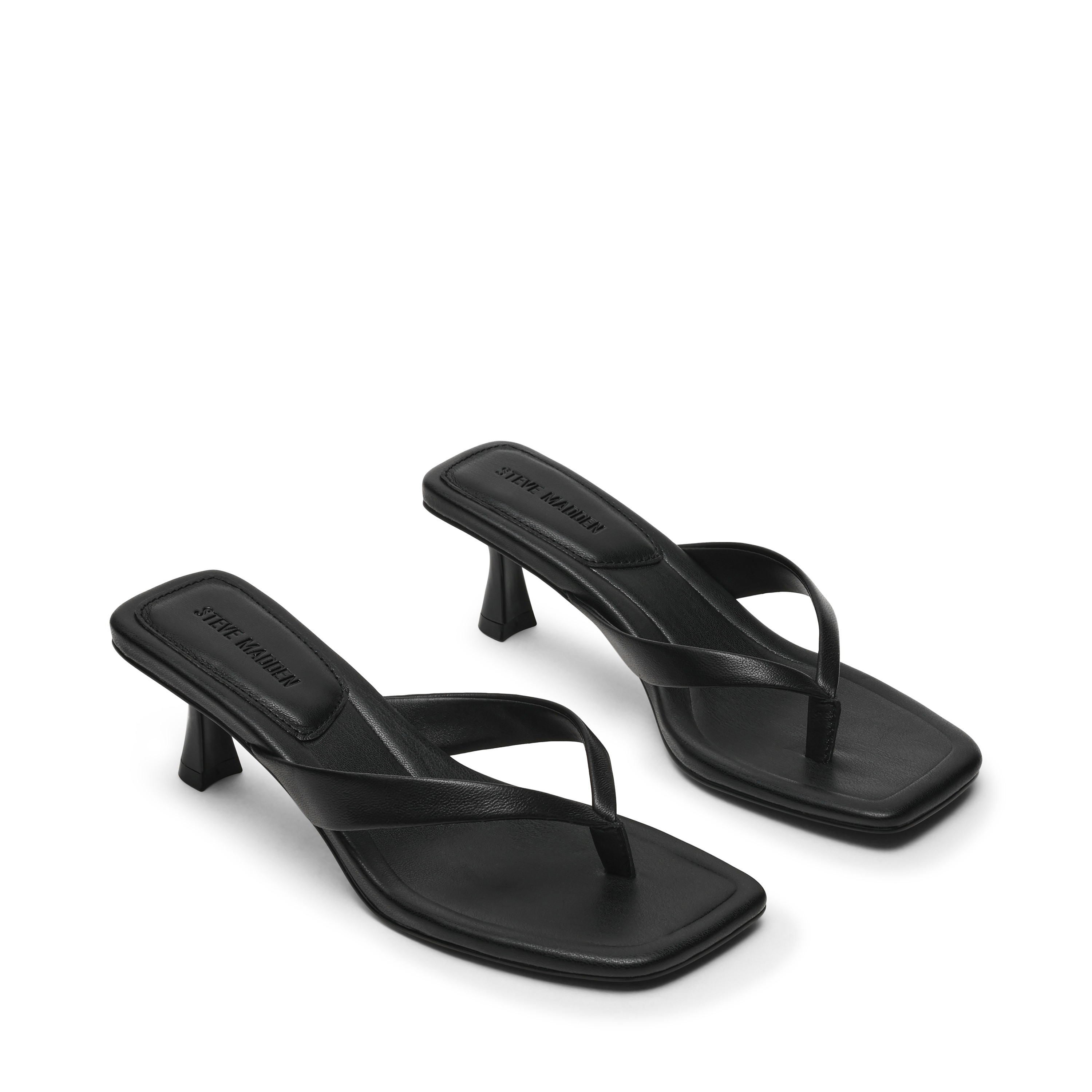 Heyley Black  Heel Sandals