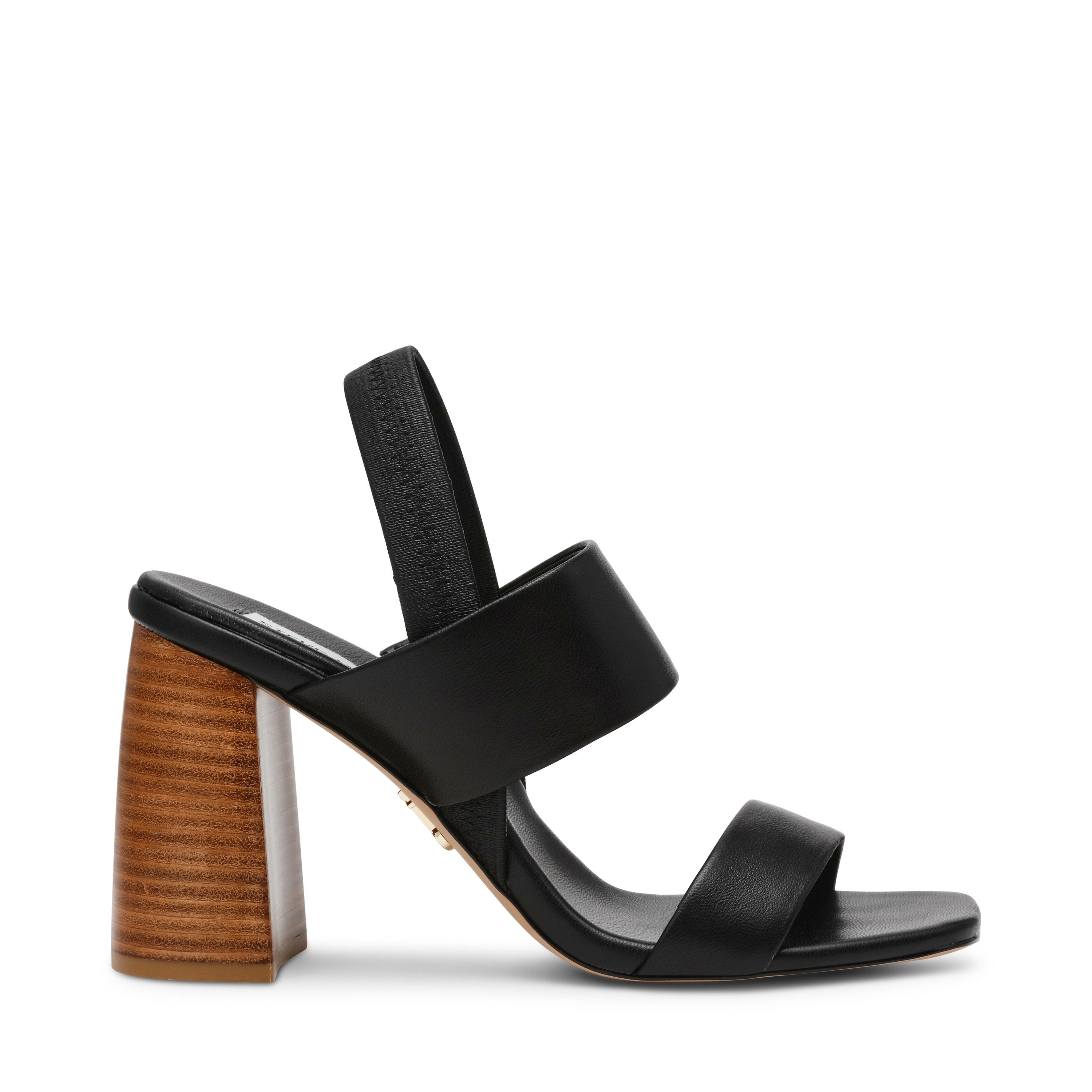 Maizie Black  Heel Sandals