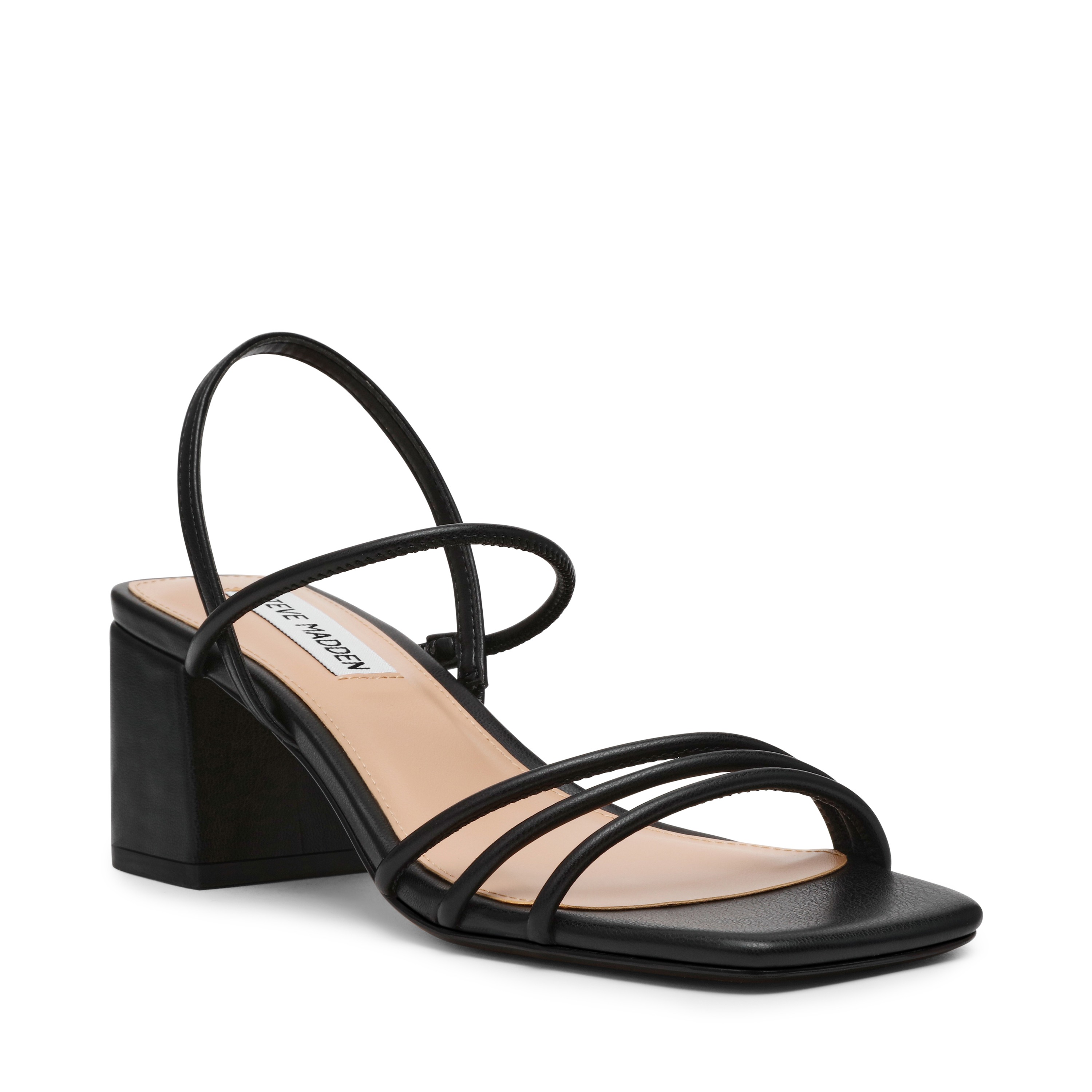 Zellie Black Heels Sandals