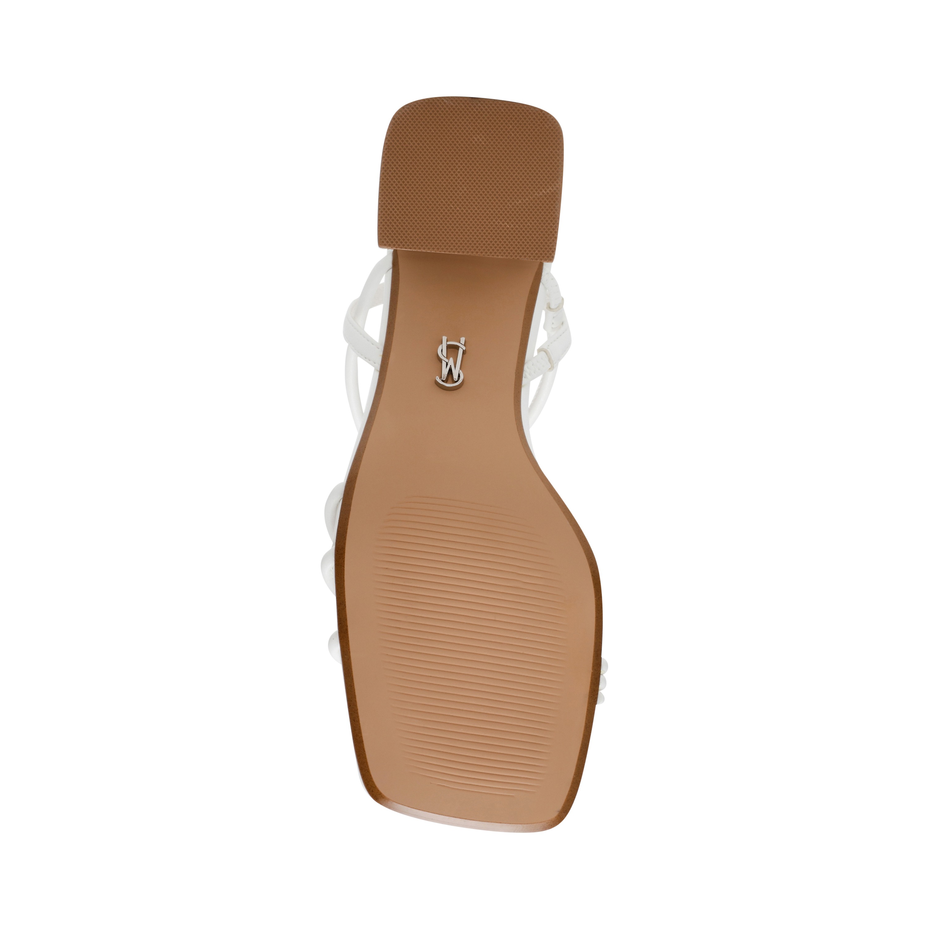 Zellie White Heels Sandals