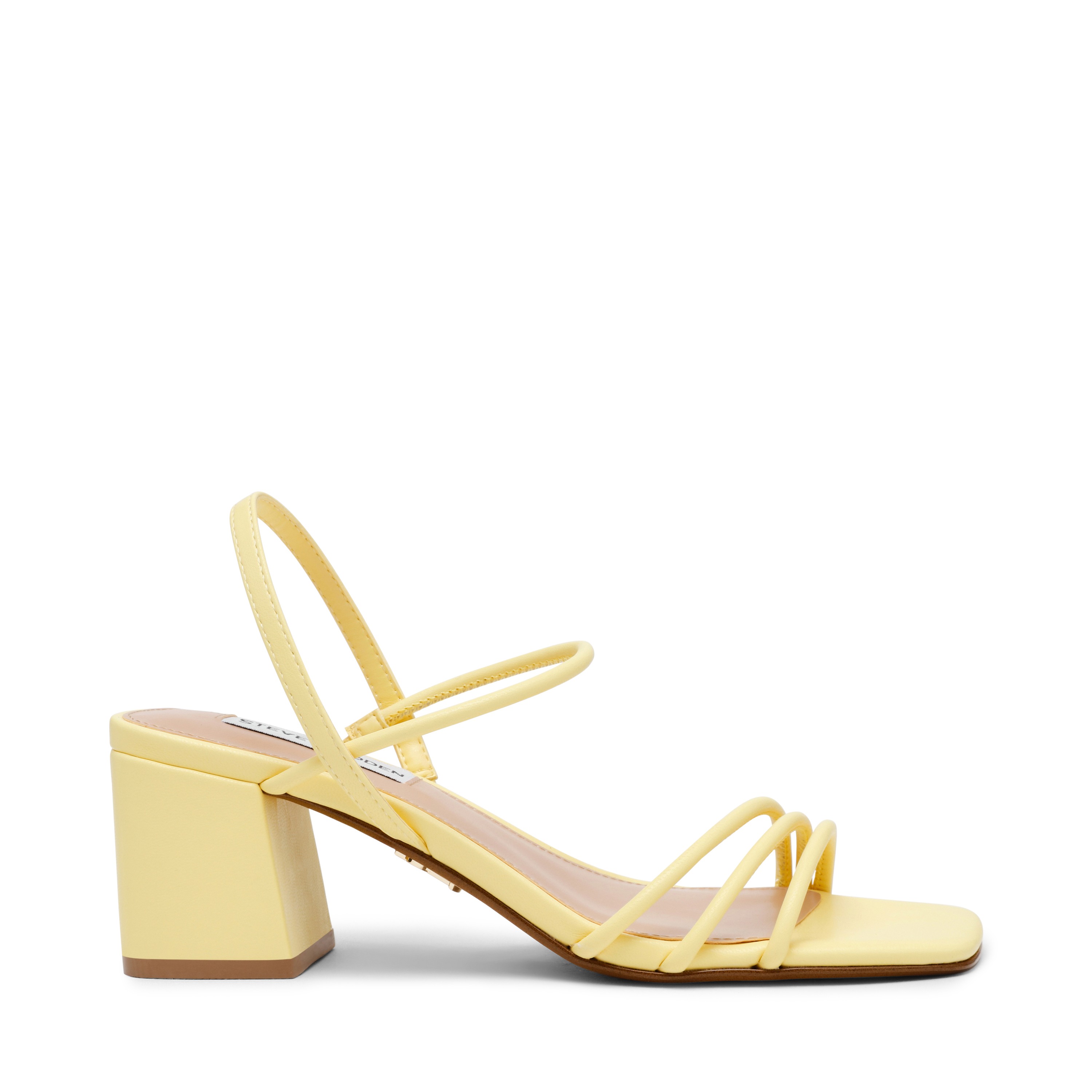 Zellie Yellow Heels Sandals