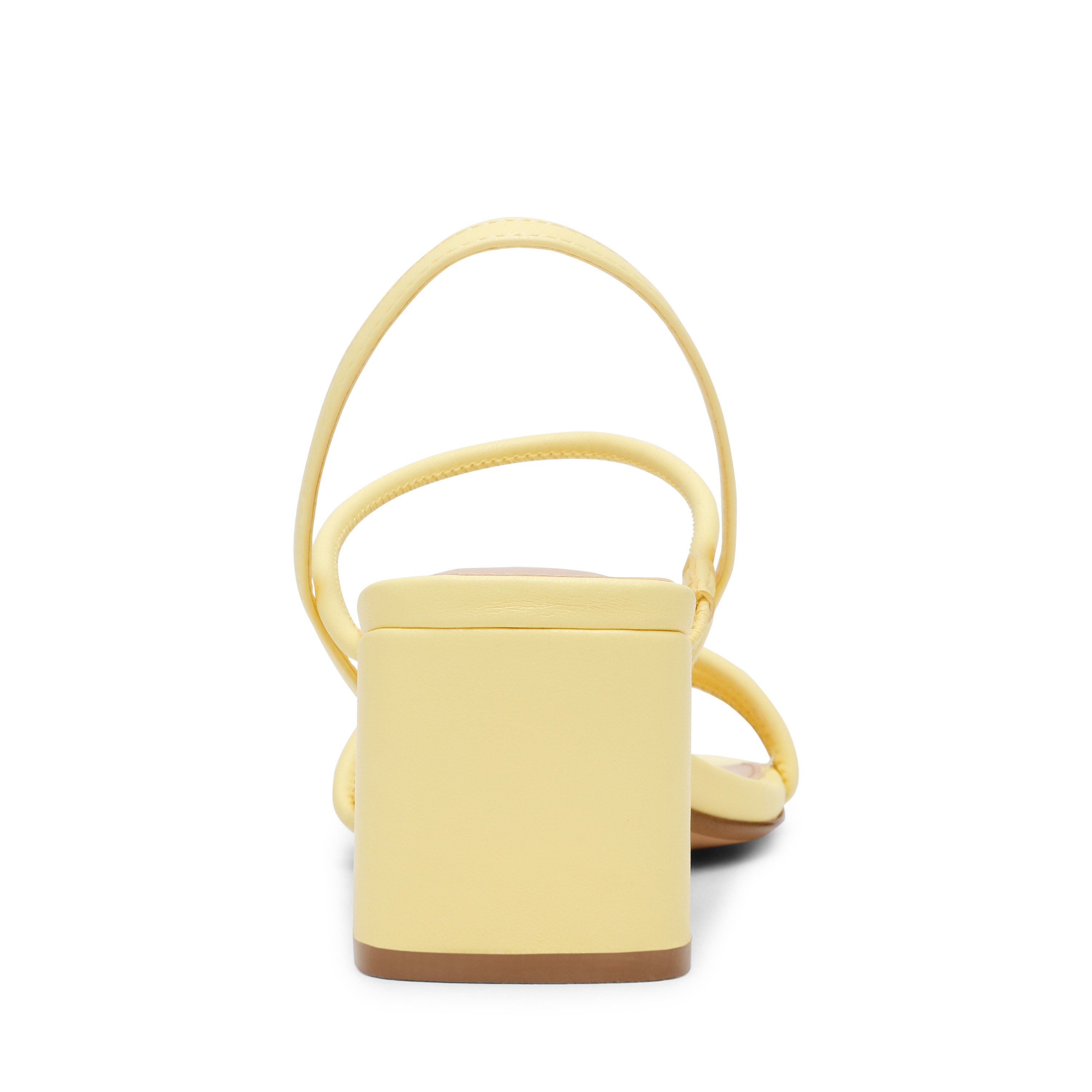 Zellie Yellow Heels Sandals