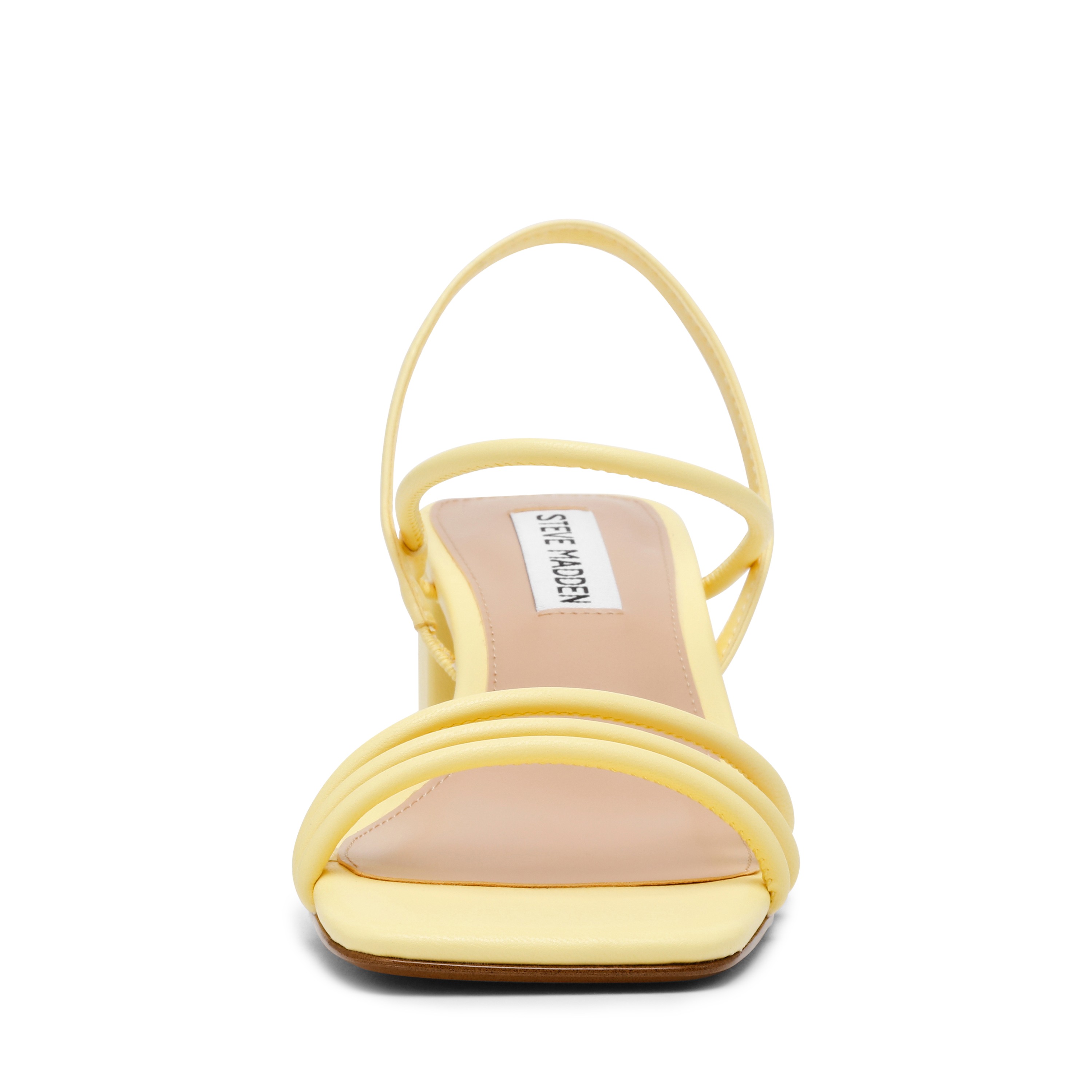 Zellie Yellow Heels Sandals
