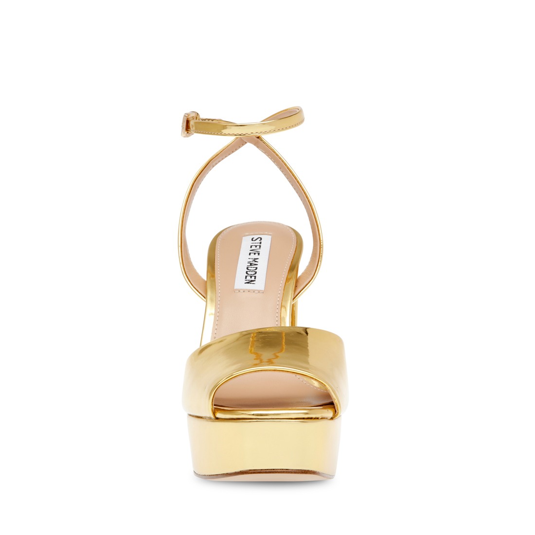 Lourdes Gold Heel Sandals