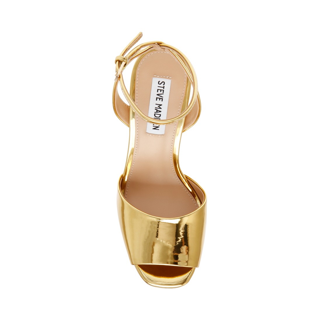 Lourdes Gold Heel Sandals