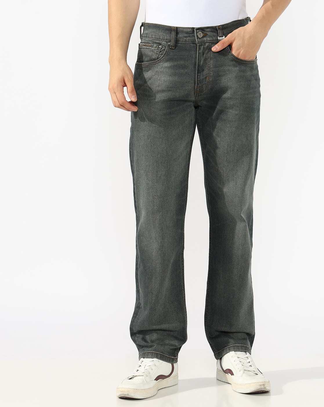 NARUTO STRAIGHT TINTED VINTAGE WASH JEAN
