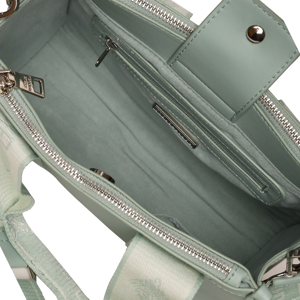 Bwebby Frosty Green Satchel