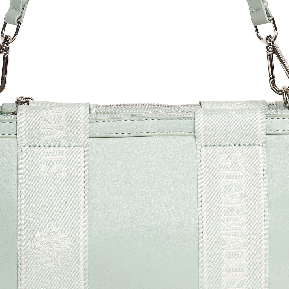 Bwebby Frosty Green Satchel