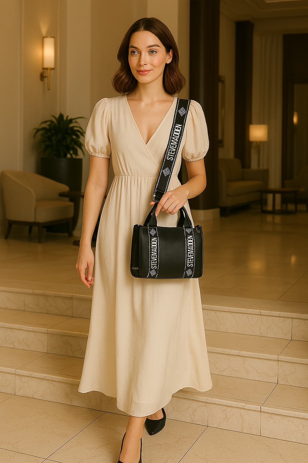 Bwebby Black Satchel