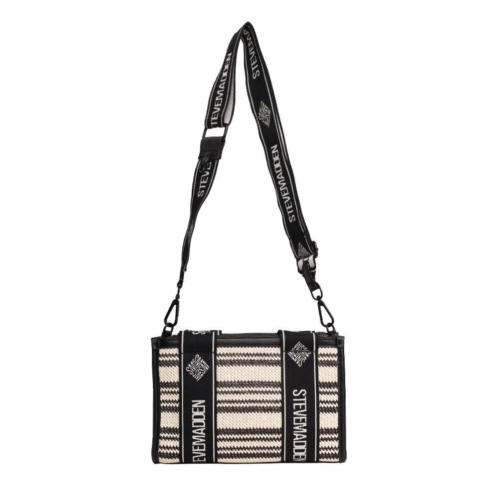 Bwebby Black-White Satchel
