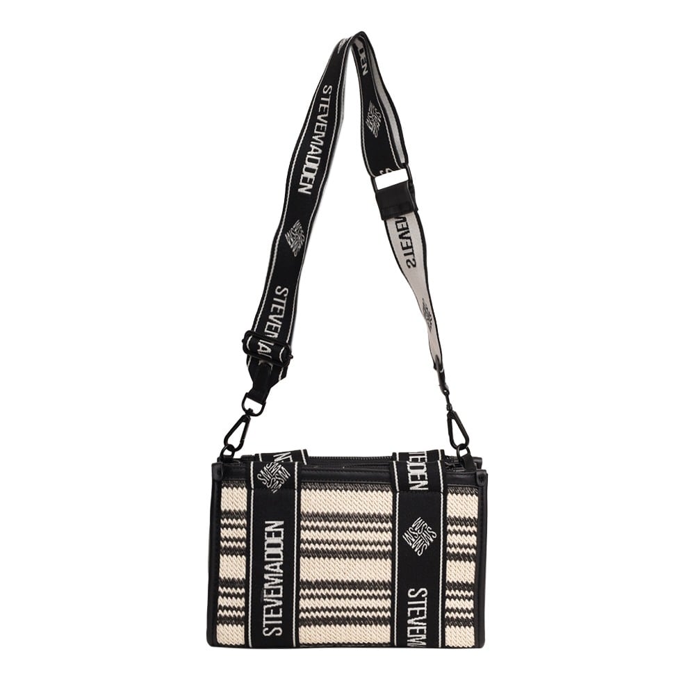 Bwebby Black-White Satchel