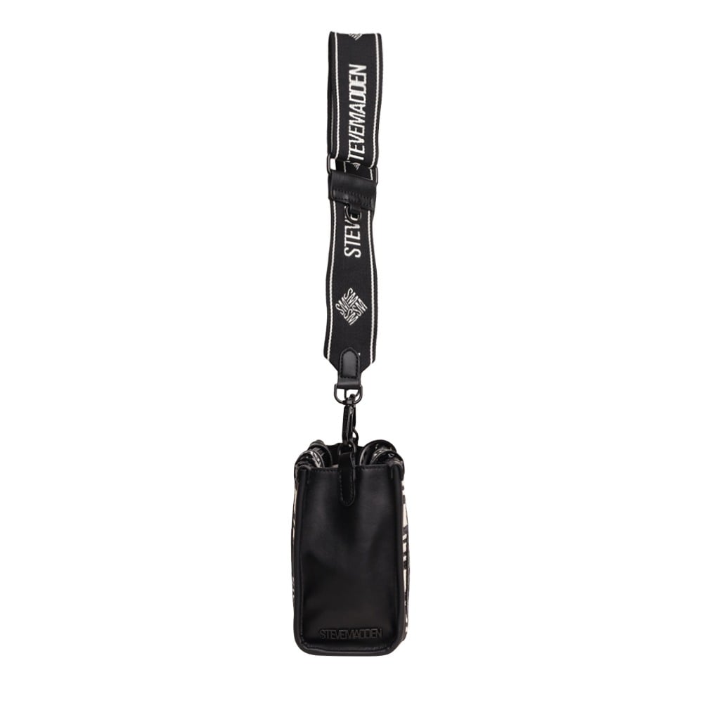 Bwebby Black-White Satchel