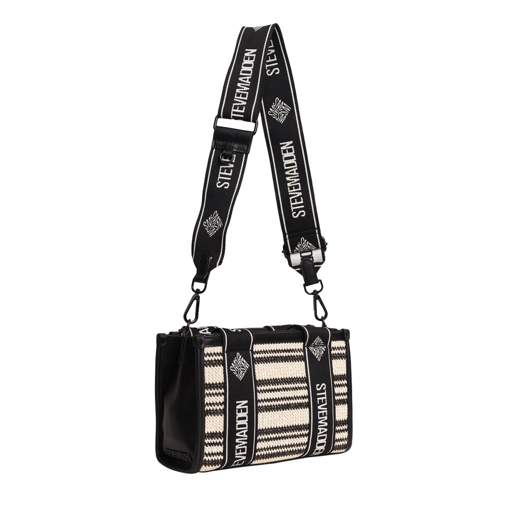 Bwebby Black-White Satchel