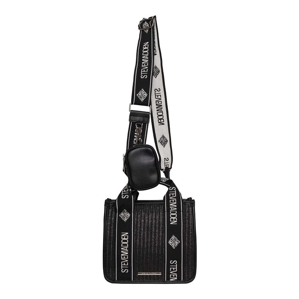 Bwebber Straw Black-Black Satchel