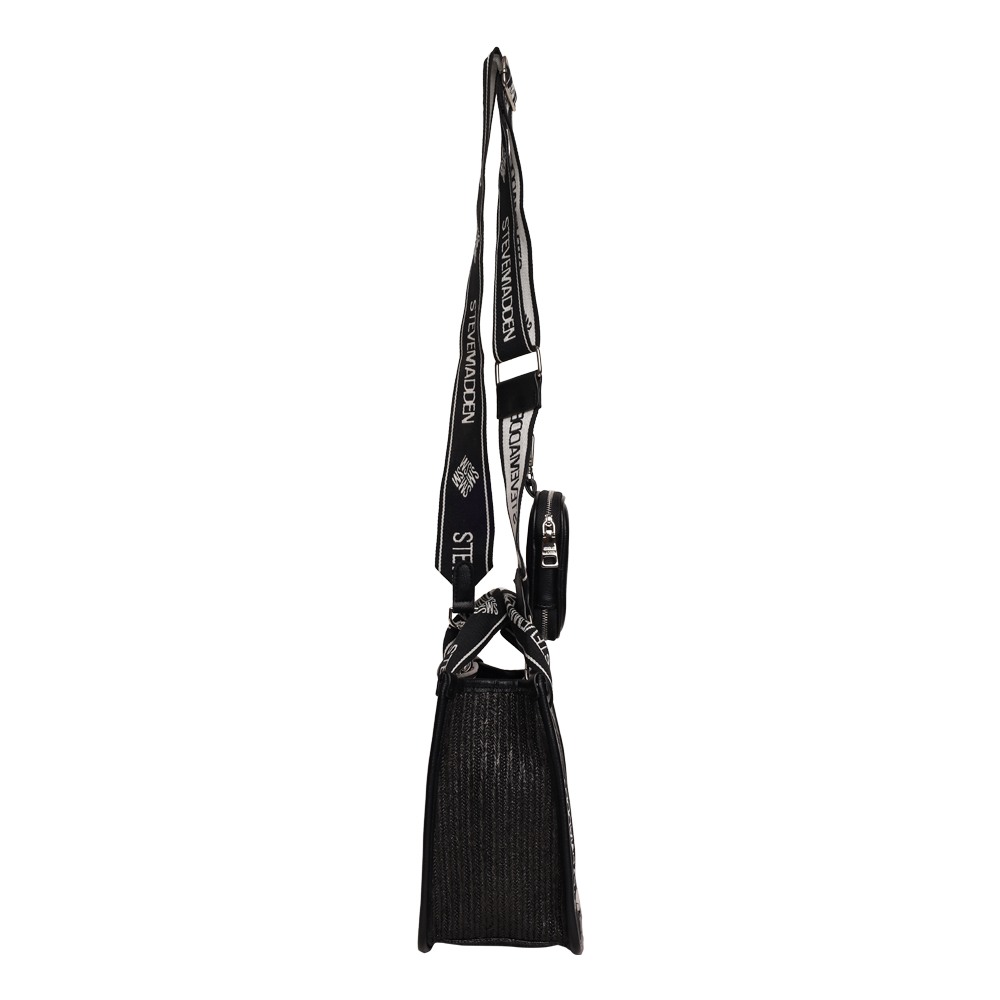 Bwebber Straw Black-Black Satchel