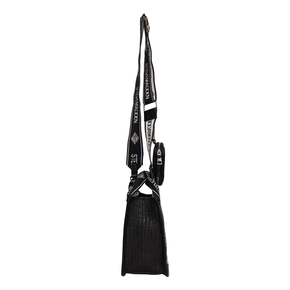 Bwebber Straw Black-Black Satchel
