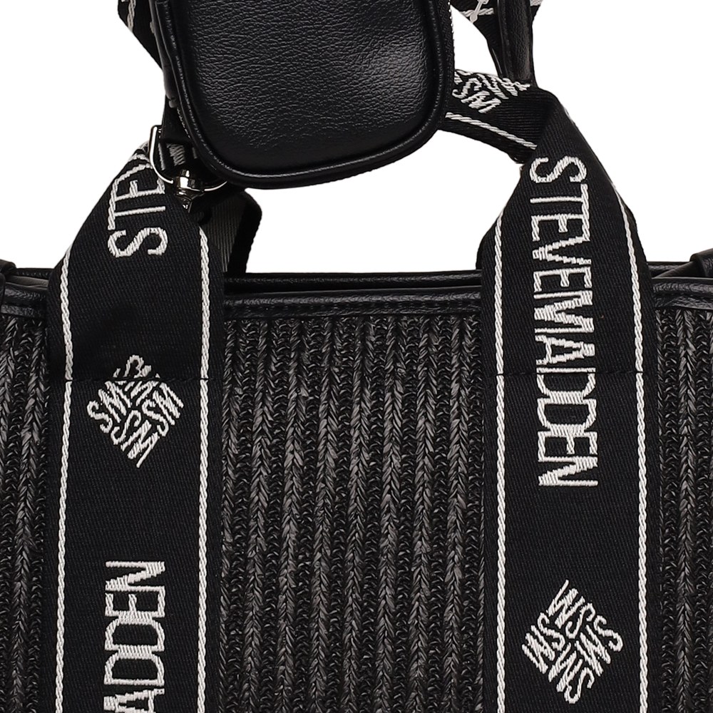 Bwebber Straw Black-Black Satchel