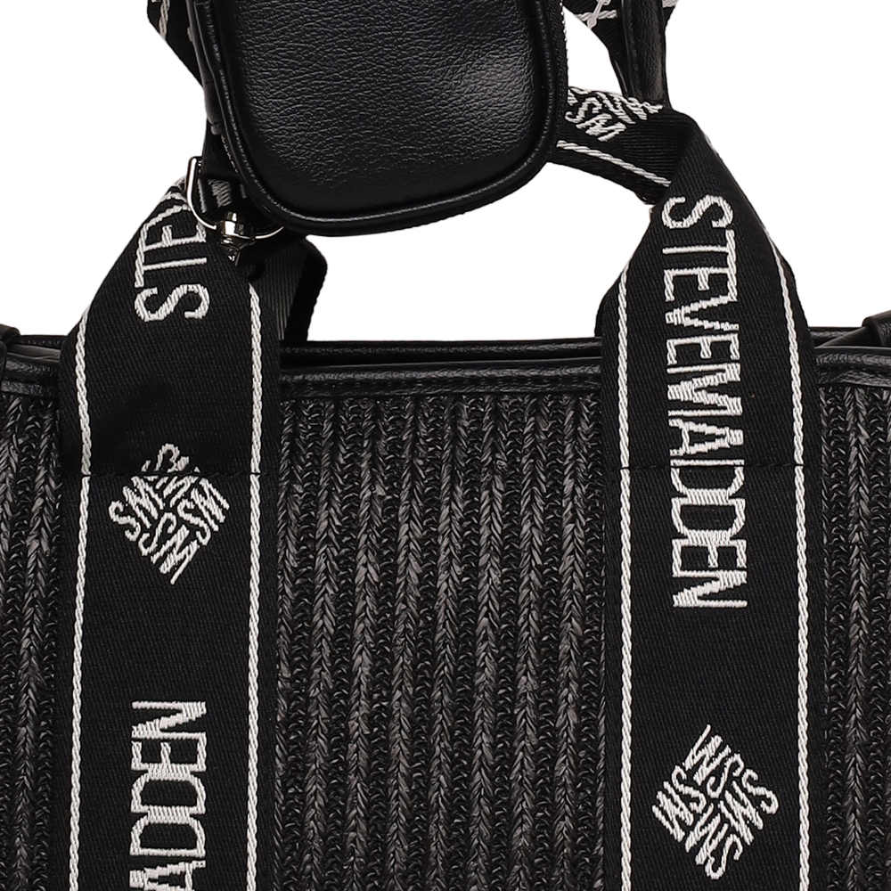 Bwebber Straw Black-Black Satchel