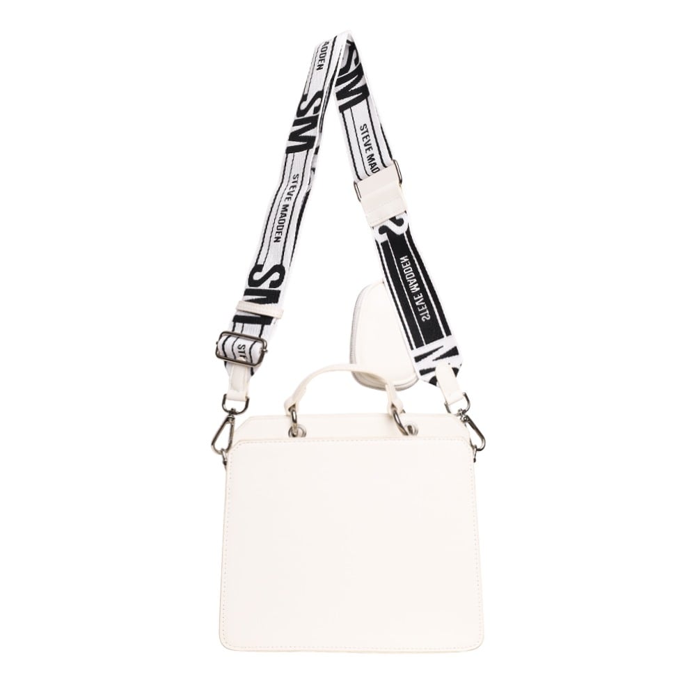 Bevelyn-S White Satchel