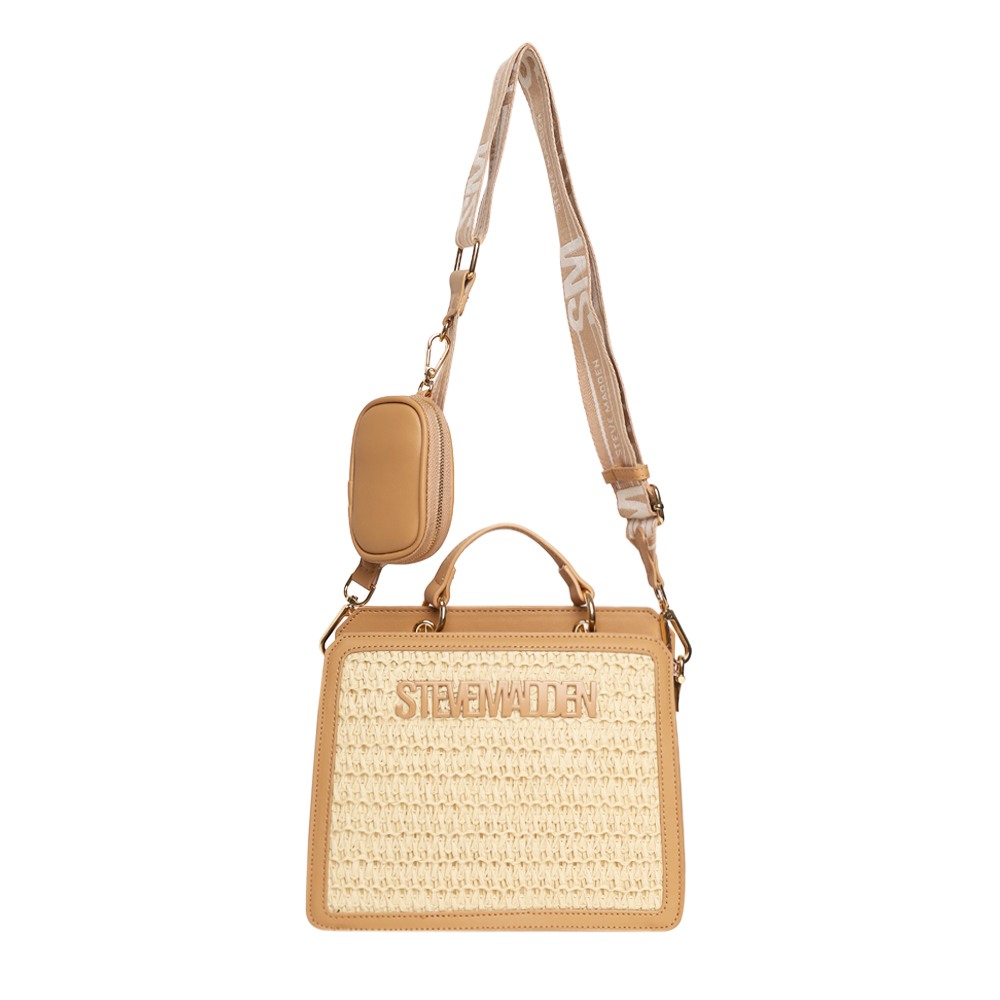 Bevelyn-S Camel Satchel