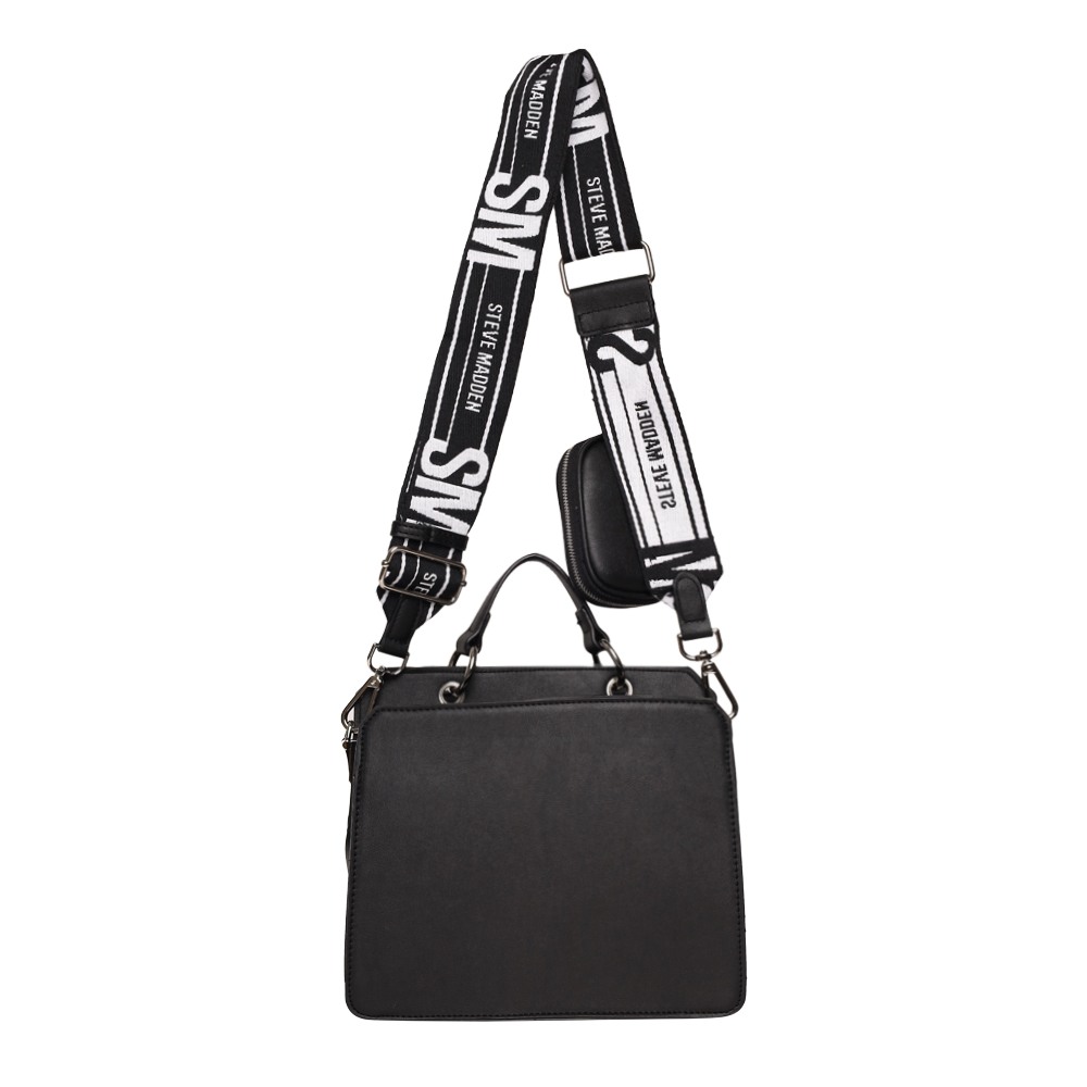 Bevelyn-S Black Satchel