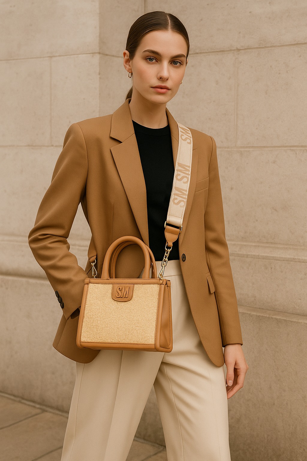 Bniko-S Camel Satchel