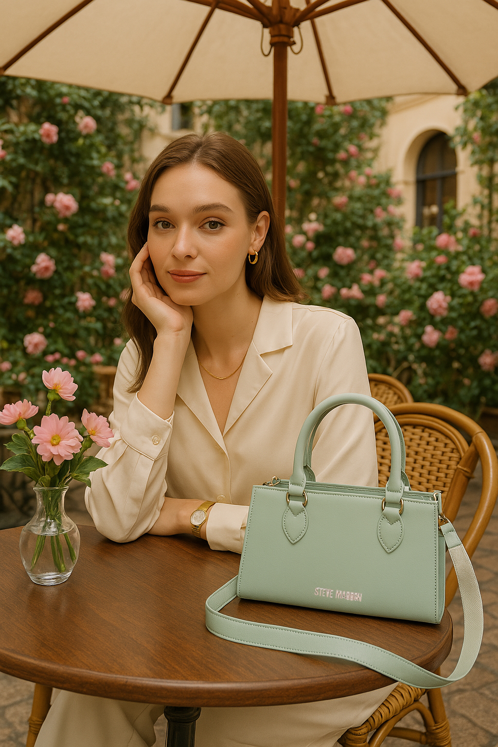 Bknott Frosty Green Crossbody