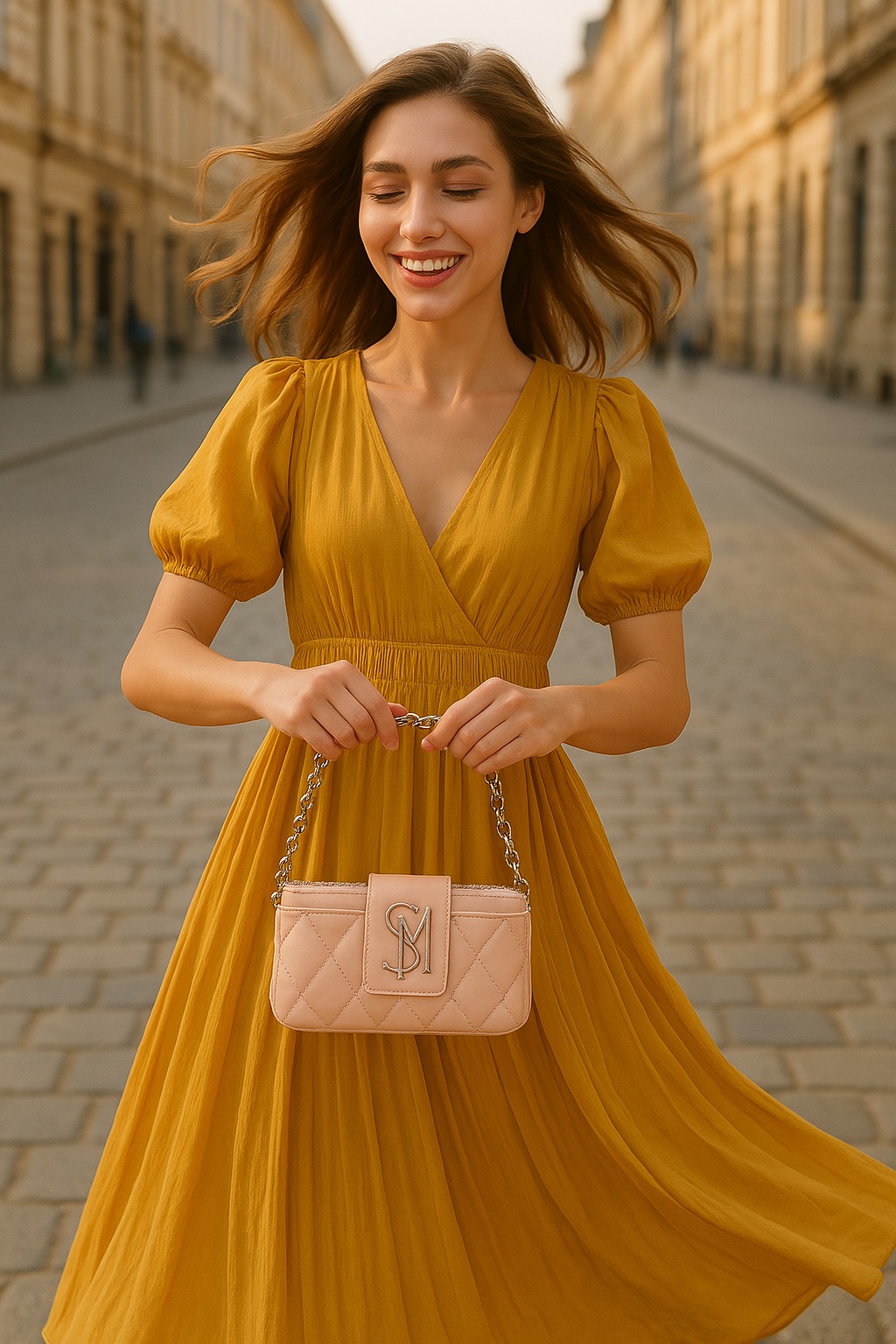 Bchev2 Linen Pink Clutches & Wallets