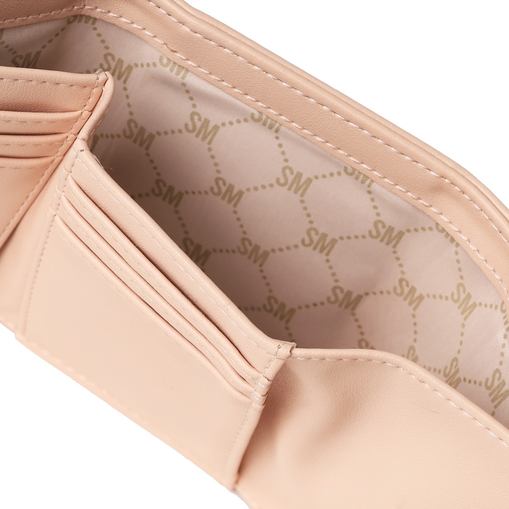 Bharber Linen Pink Clutches & Wallets
